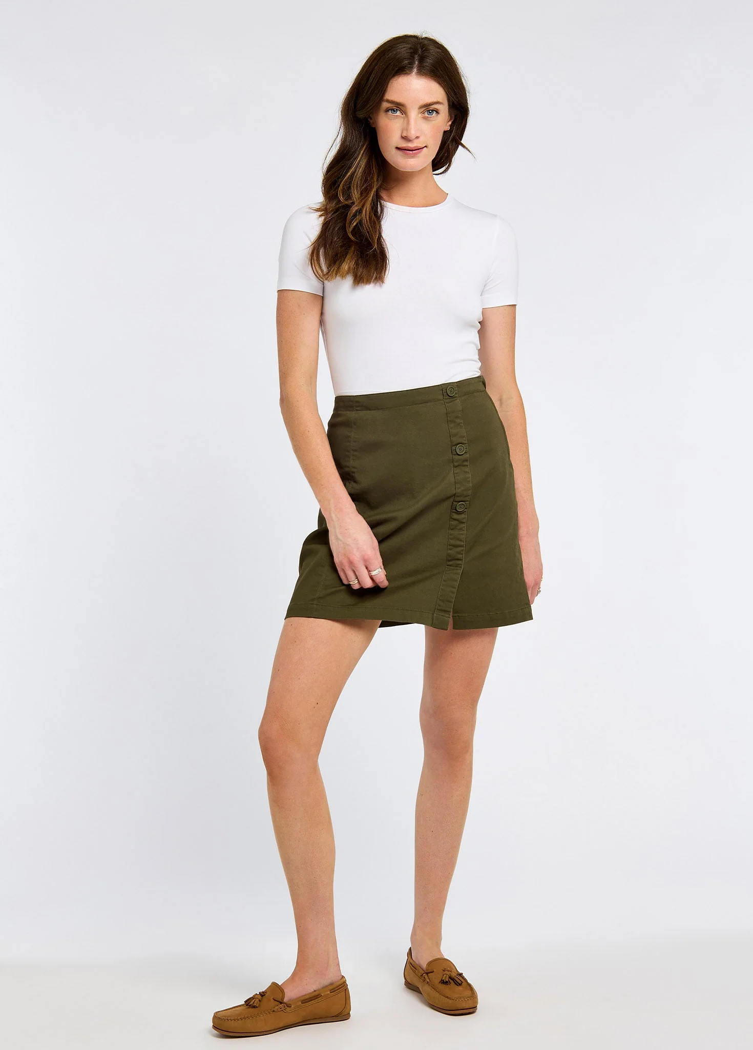 Albany Skort- Kelp - Image 2