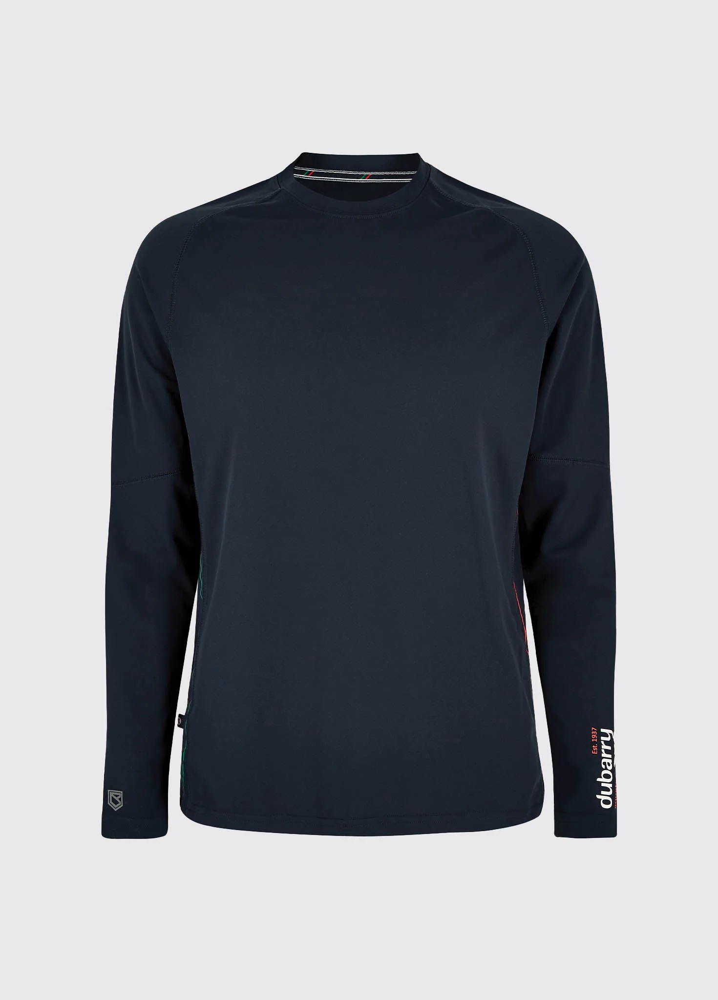 Ancona Mens Long-Sleeved T- Shirt  - Navy