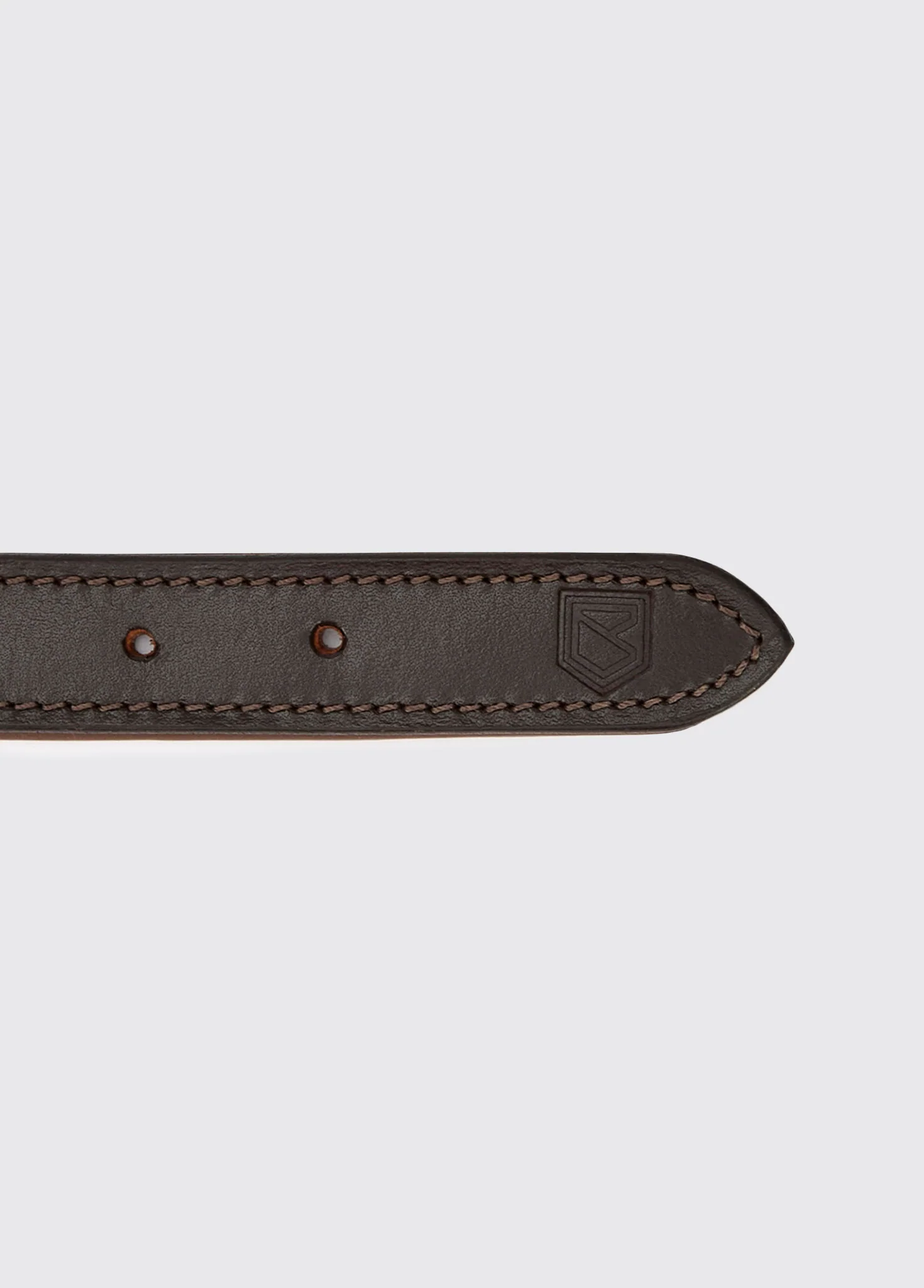 Axel Padded Leather dog collar - Mahogany - Image 10
