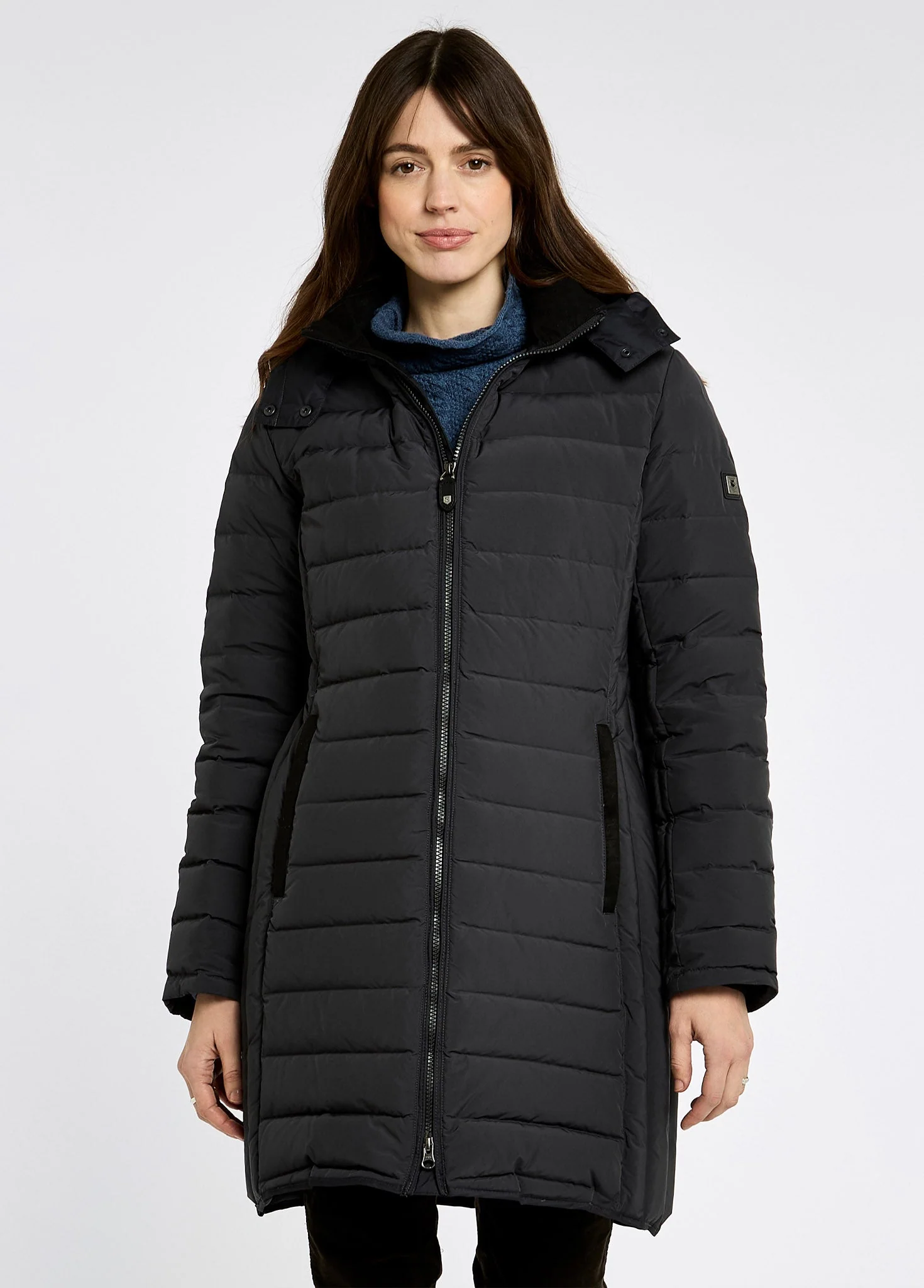 Ballybrophy Down Coat - Charcoal - Image 3