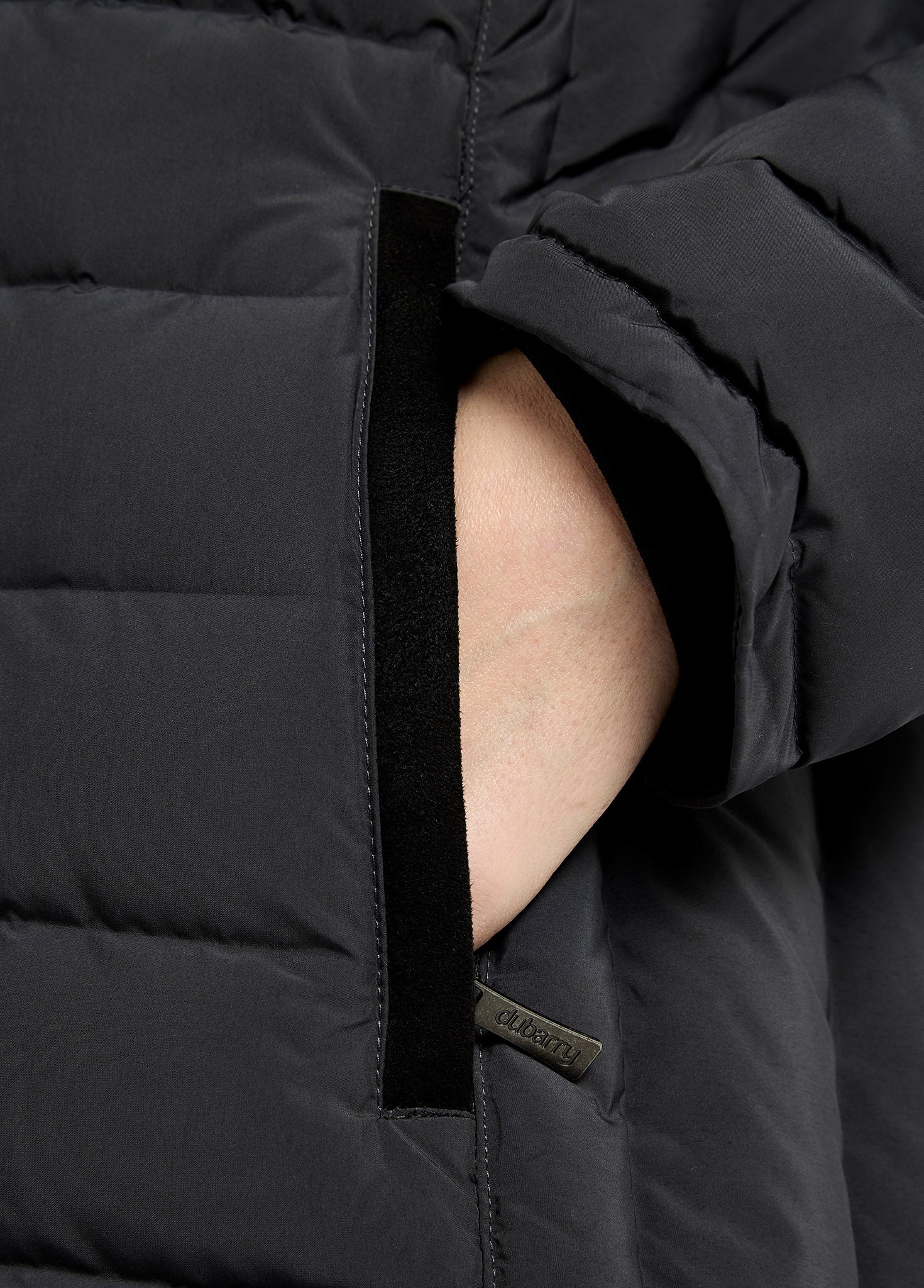 Ballybrophy Down Coat - Charcoal - Image 4