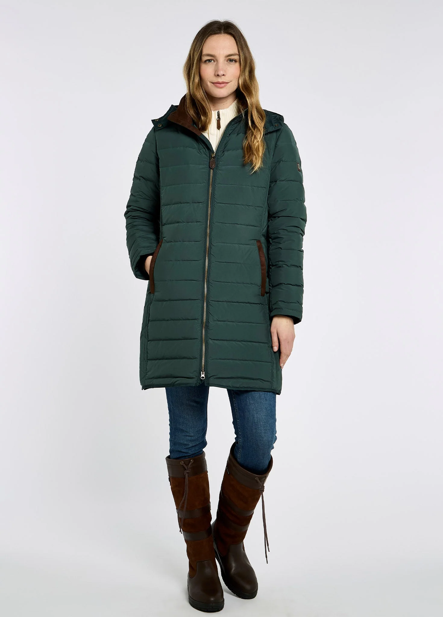 Ballybrophy Down Coat - Winter Moss - Image 2