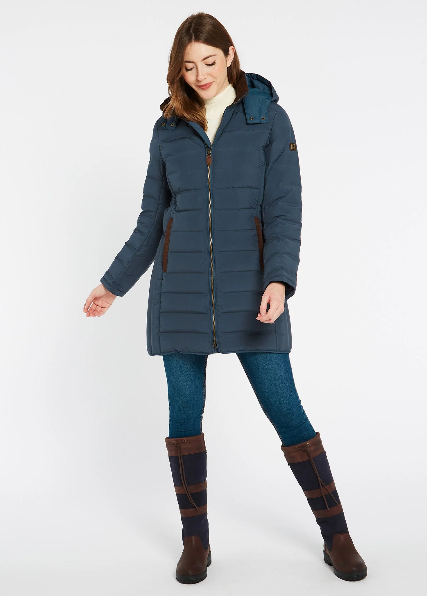 Ballybrophy Quilted Jacket - Steel - Image 2