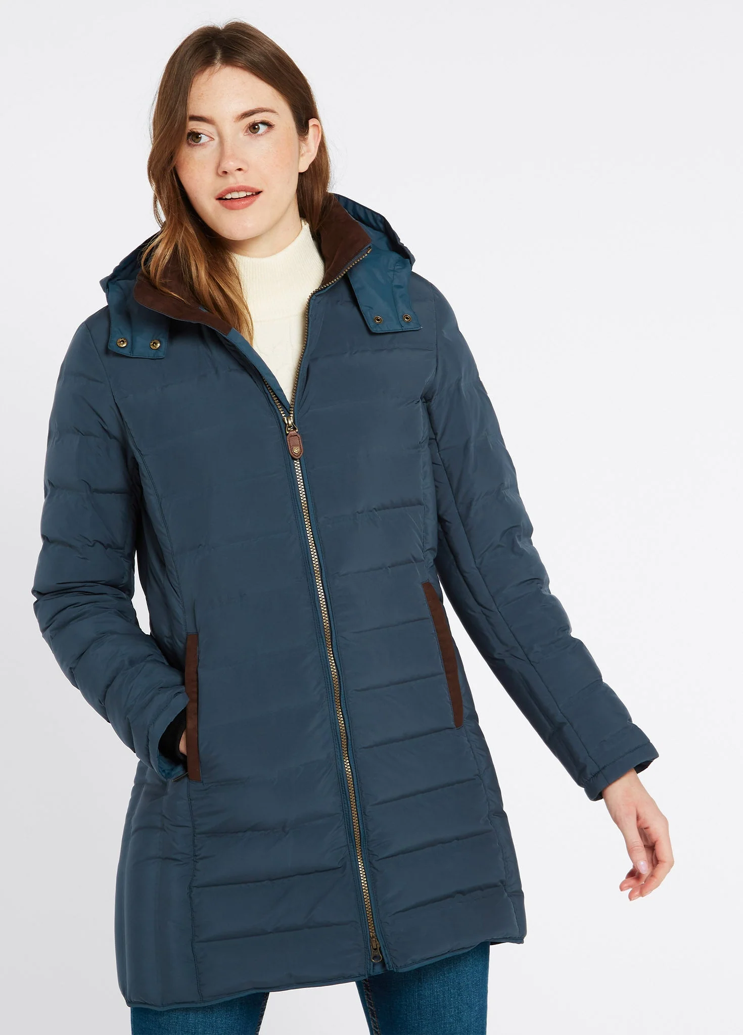 Ballybrophy Quilted Jacket - Steel - Image 3