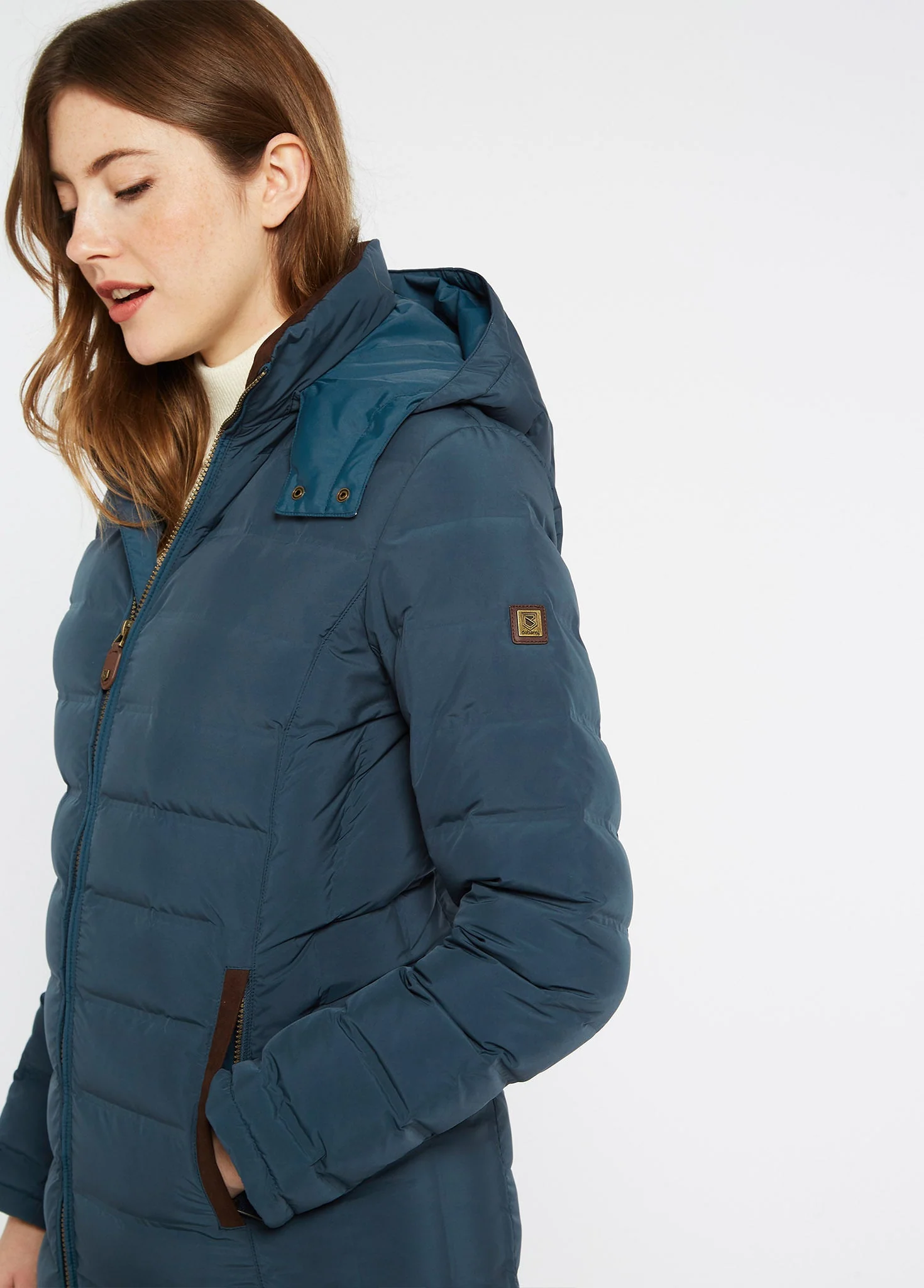 Ballybrophy Quilted Jacket - Steel - Image 5