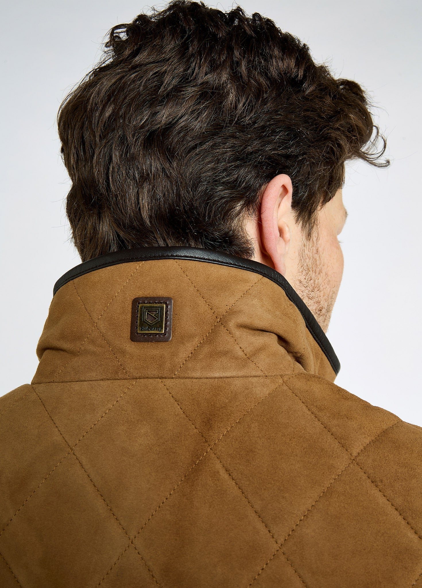 Bellamont Men's goat suede gilet - Tan - Image 5