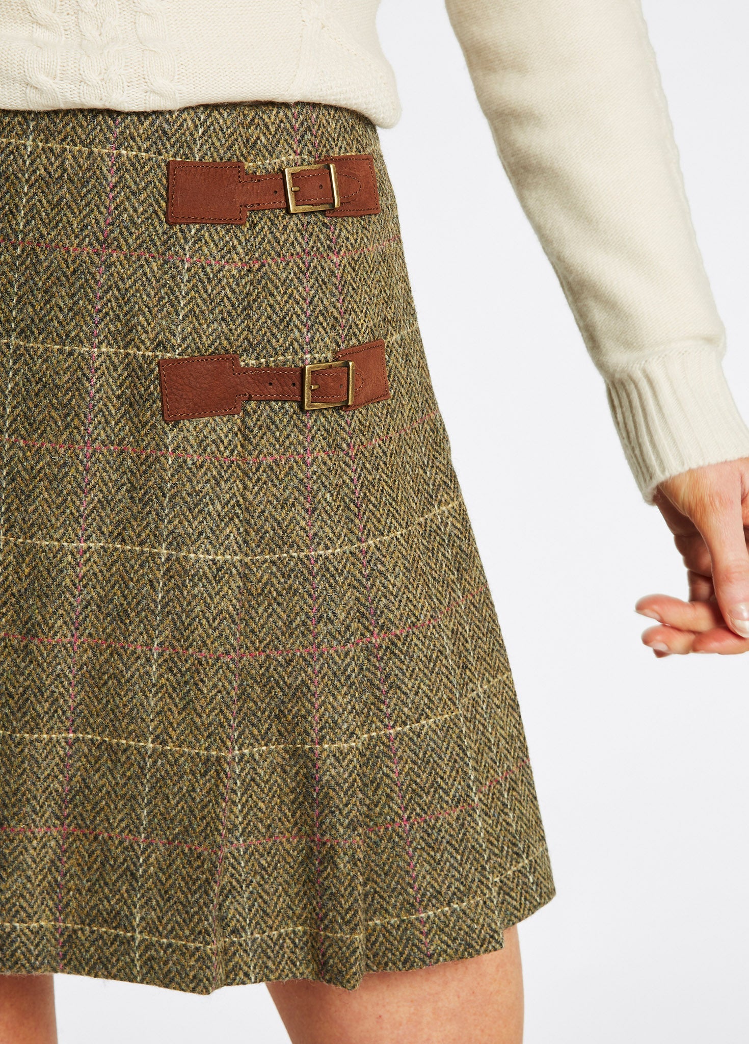 Blossom Tweed Skirt - Thistle - Image 4