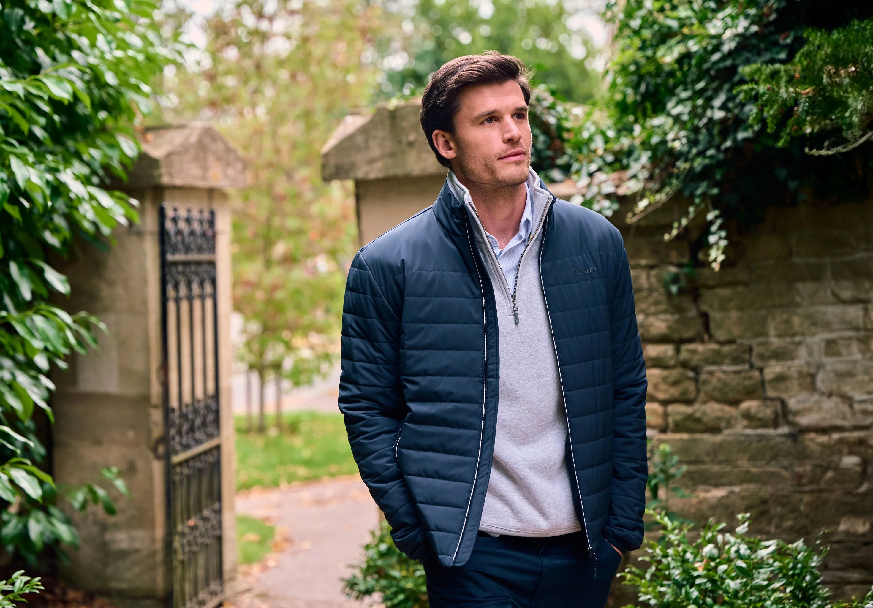 Bowline Lightweight men’s hybrid jacket - Navy - Image 3