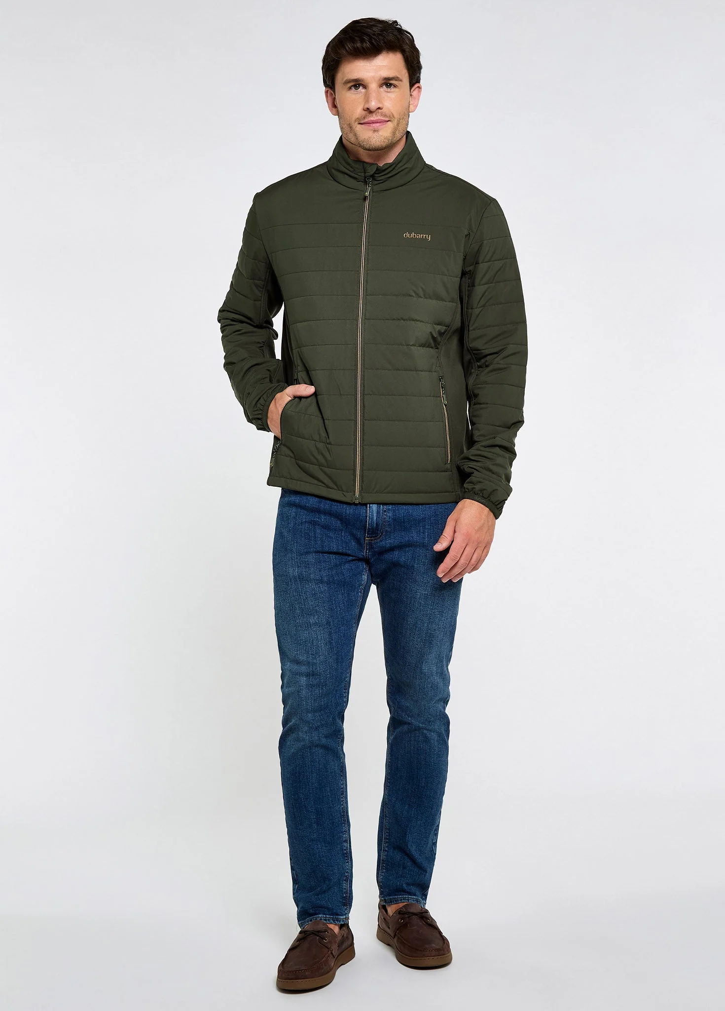 Bowline Lightweight men’s hybrid jacket - Olive - Image 2