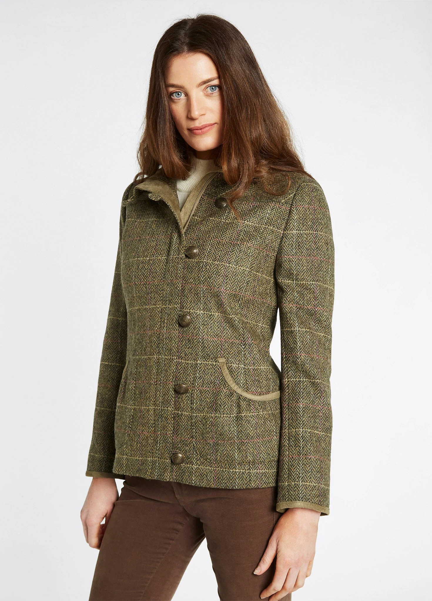Bracken Tweed Jacket - Thistle - Image 3