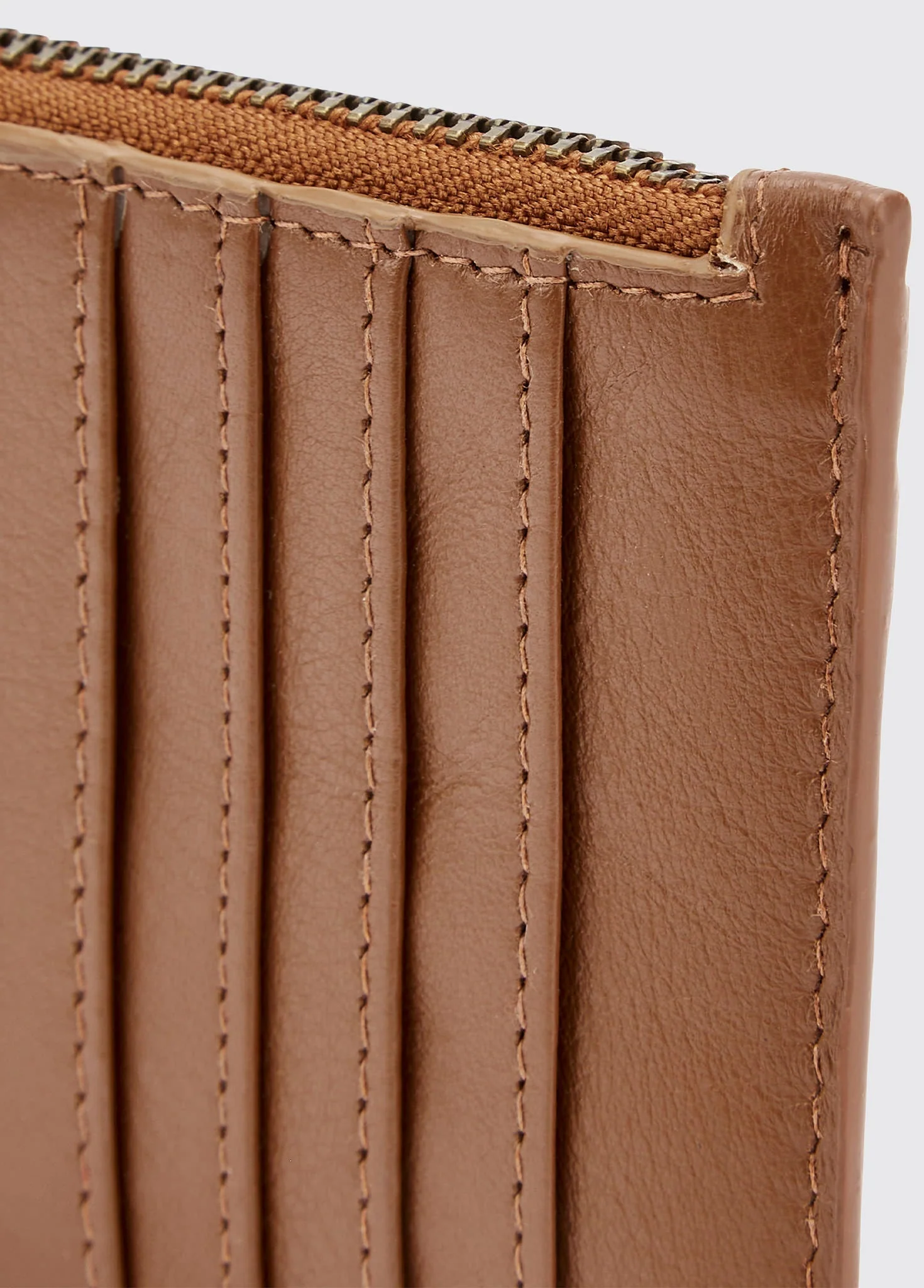 Broomhill Leather cardholder - Caramel - Image 5