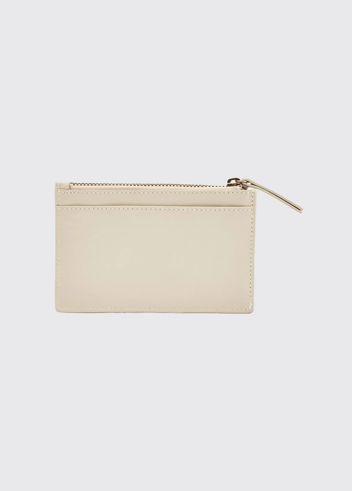 Broomhill Leather cardholder - Oyster - Image 2