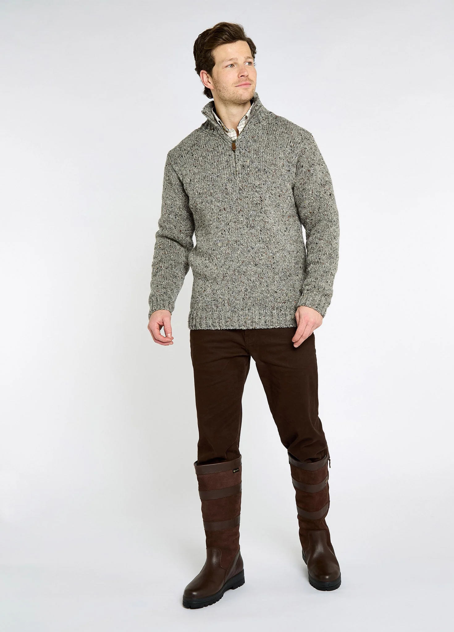 Callaghan Men’s Sweater - Elk - Image 2