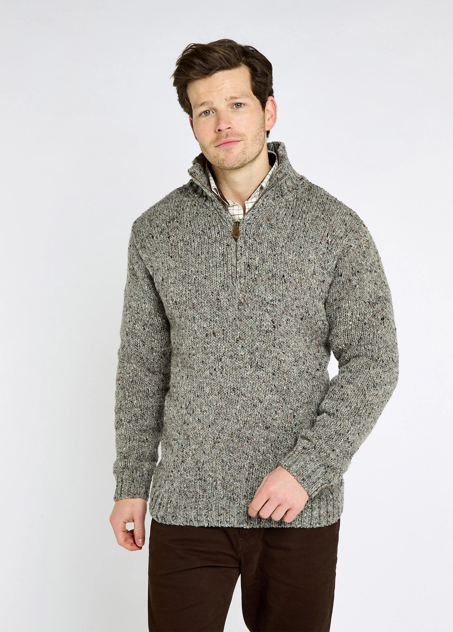Callaghan Men’s Sweater - Elk - Image 3