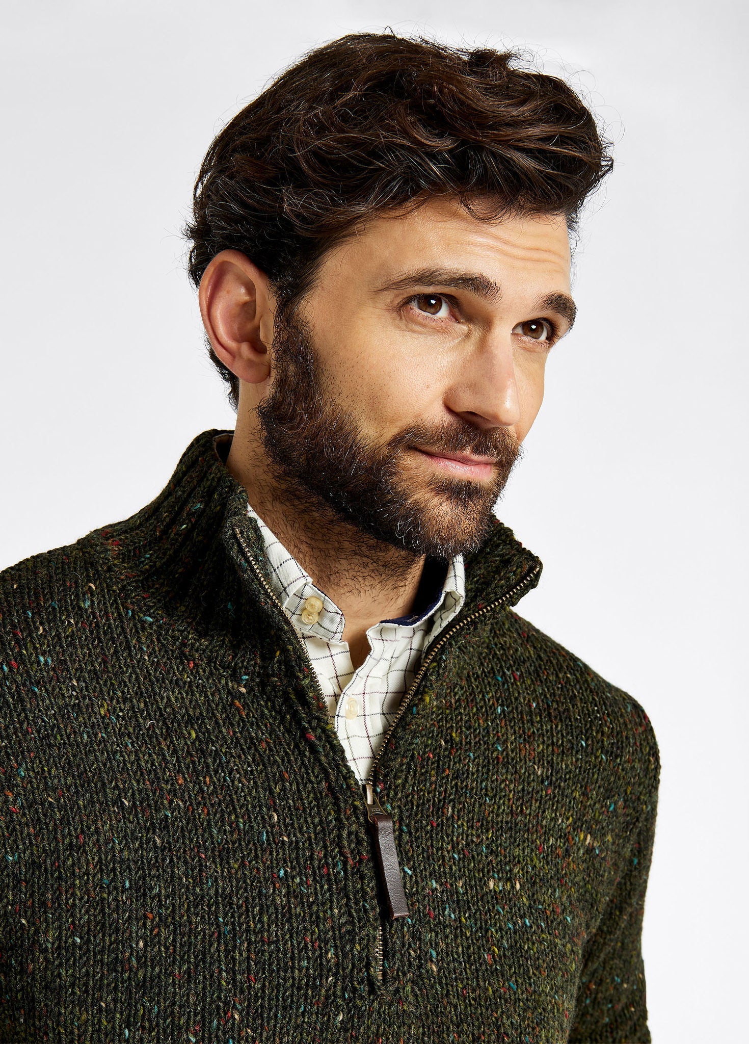 Callaghan Men’s Sweater - Olive - Image 4