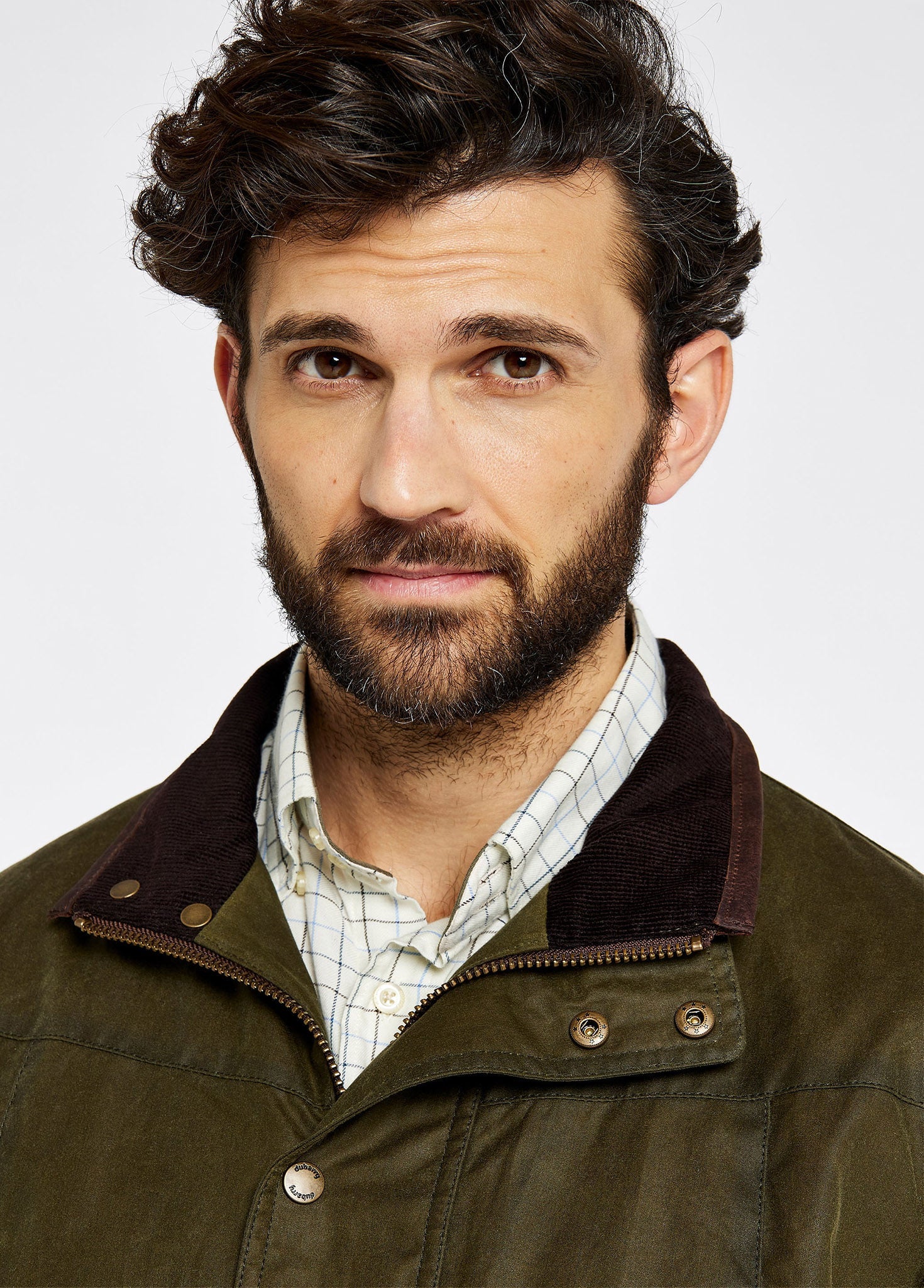 Chalkhill Men's Long Wax Jacket - Fennel - Image 6