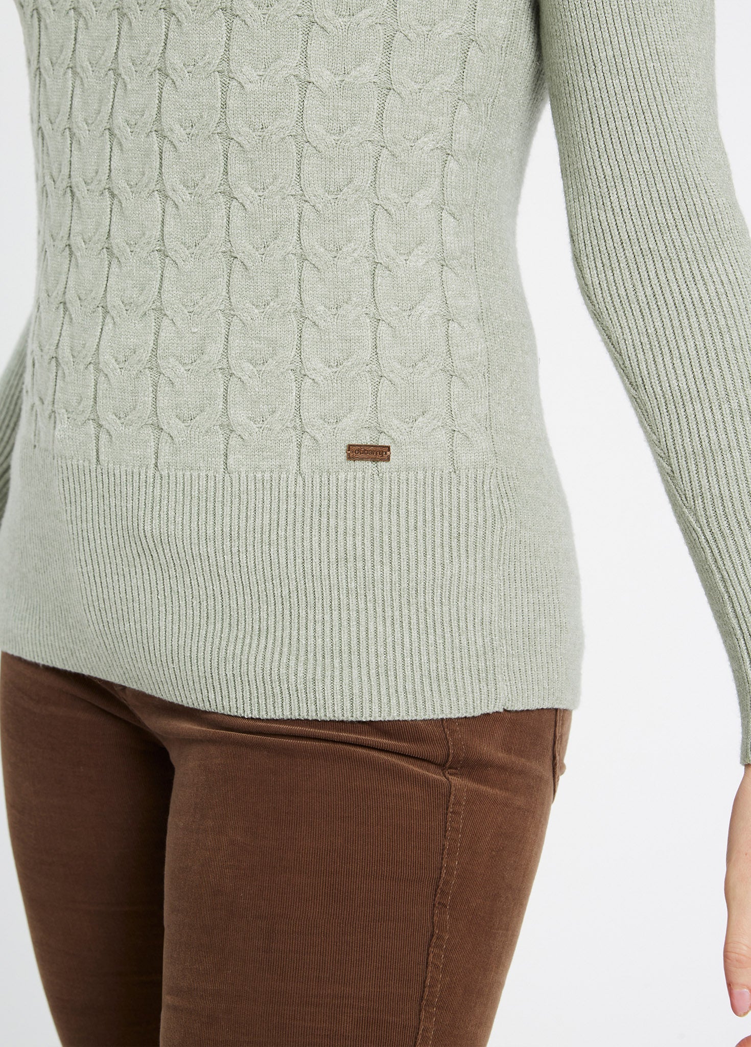 Claremont Women’s Sweater - Sage - Image 5