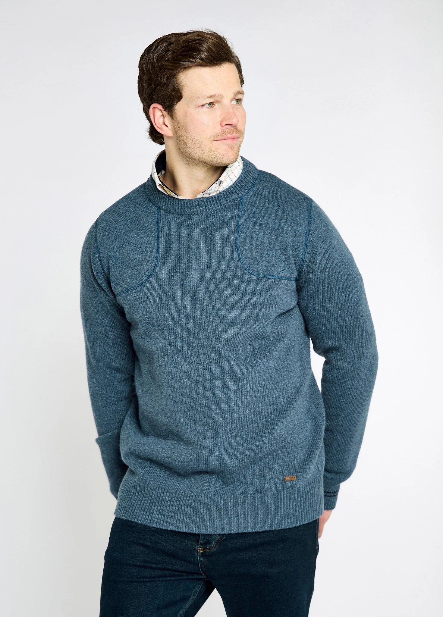 Clarinbridge Crew Neck Sweater - Indigo - Image 3
