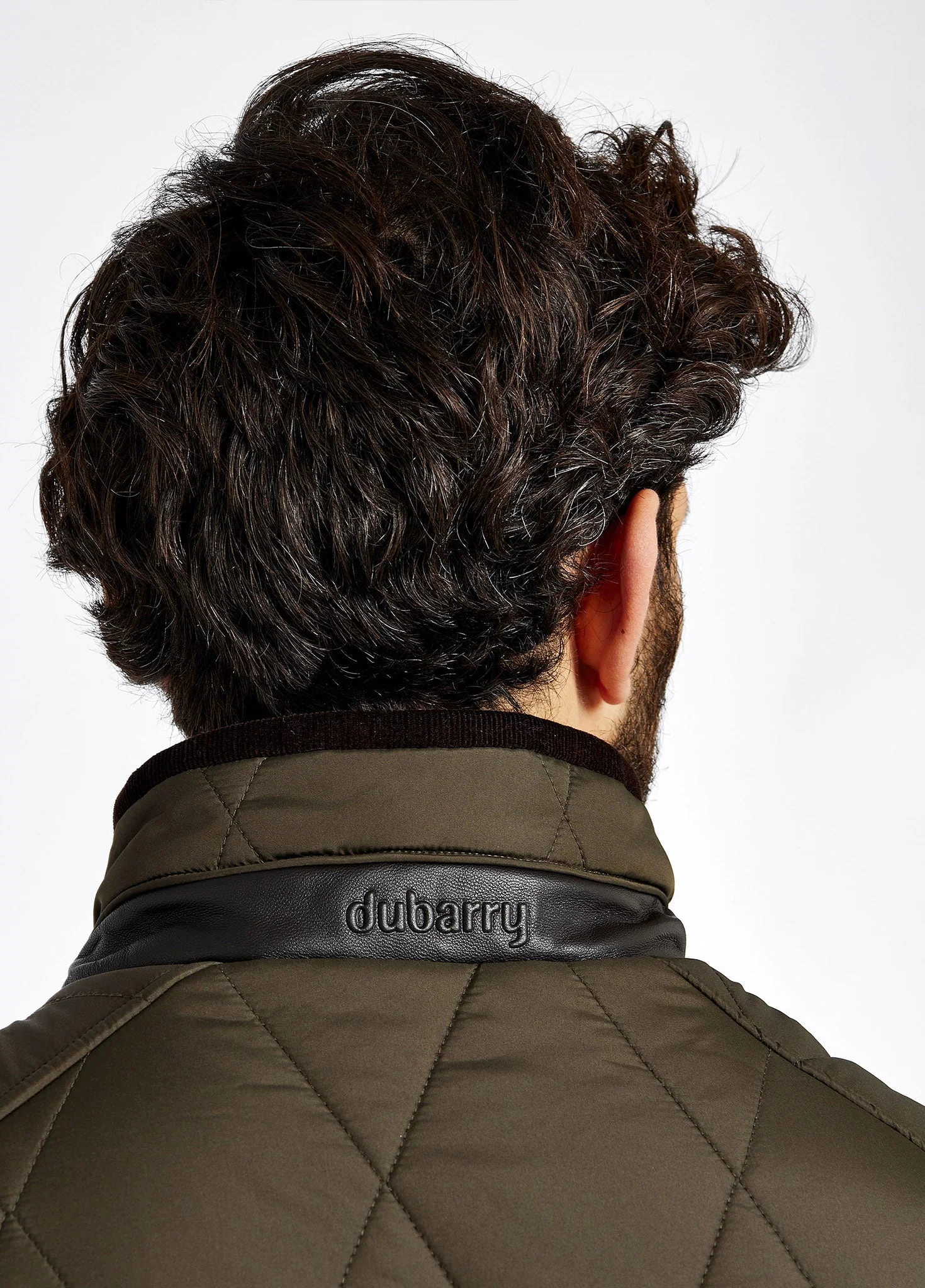 Colamber Men’s Quilted Gilet - Olive - Image 5