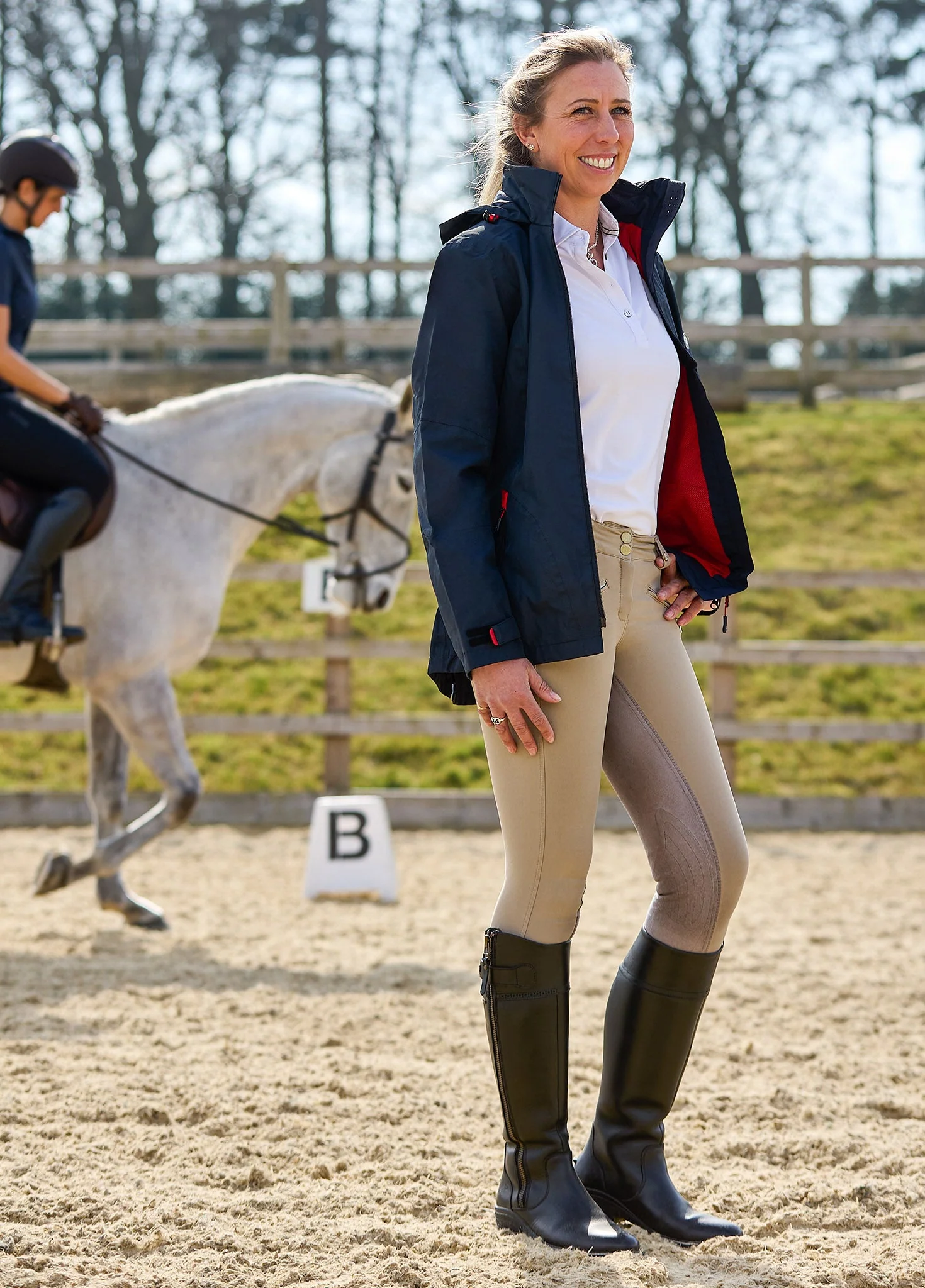 Connemara Knee High Riding Boot - Black - Image 2