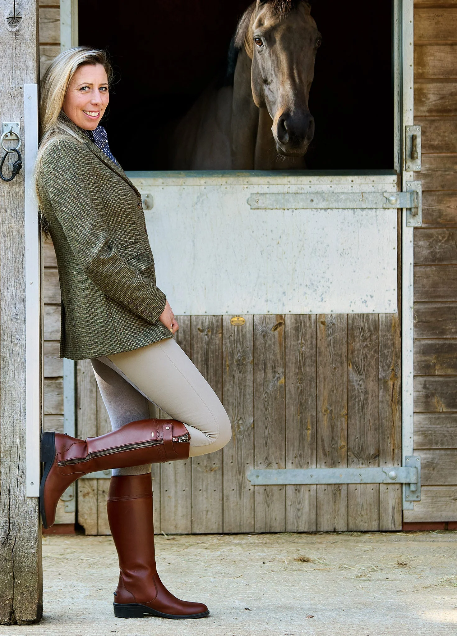 Connemara Knee High Riding Boot - Nutshell - Image 2