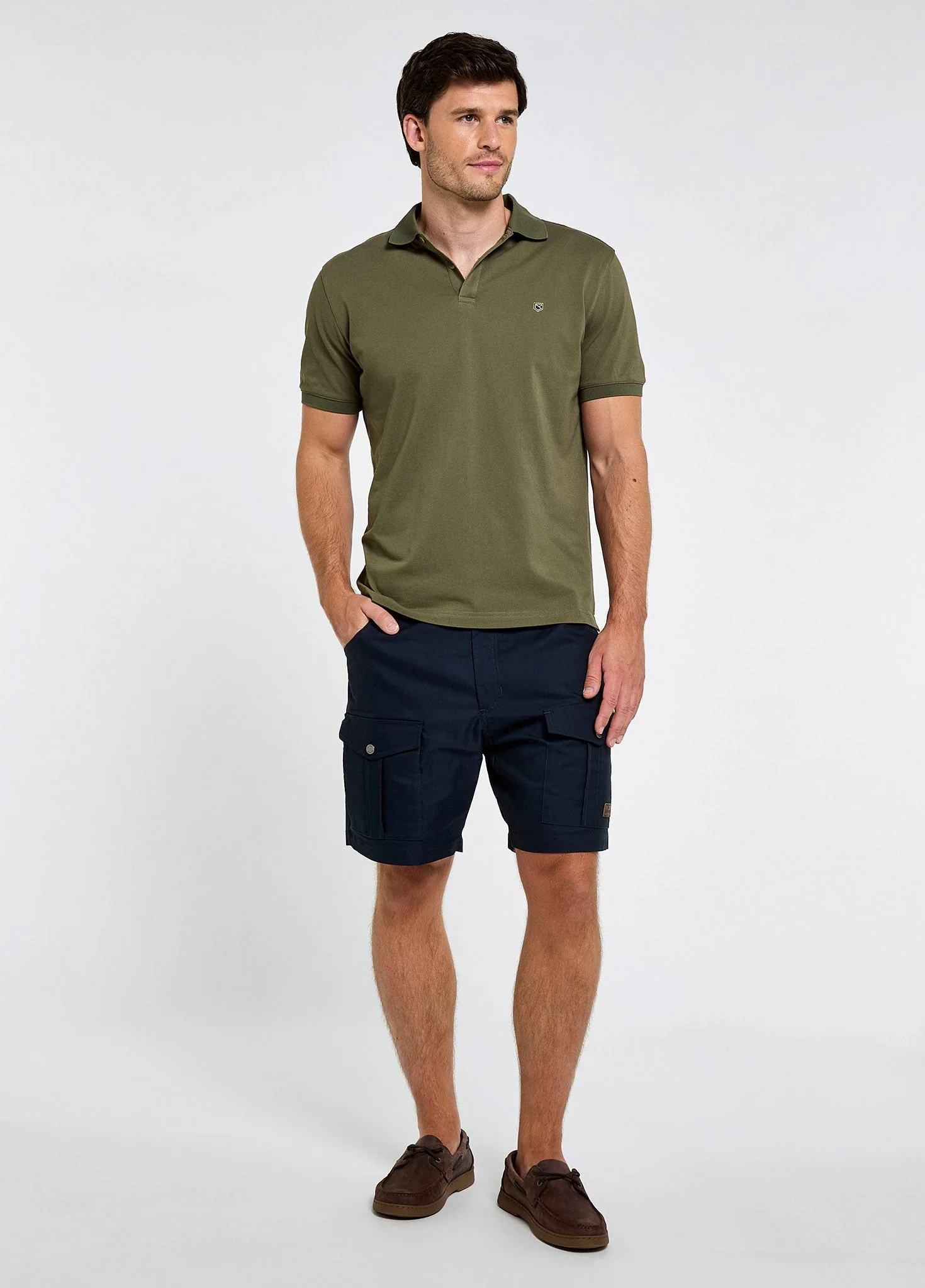Courtney Men’s short sleeve polo - Kelp - Image 2