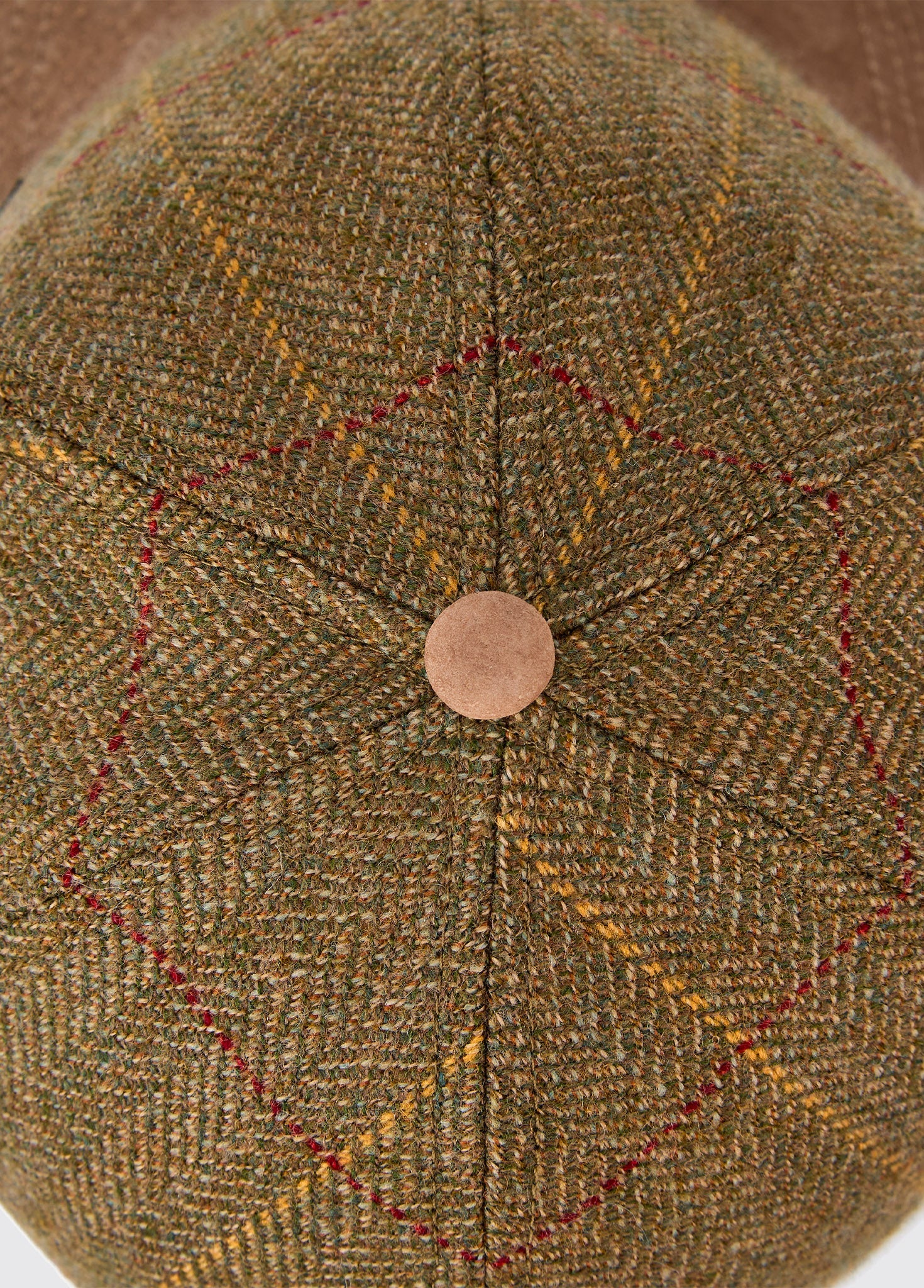 Dowd Mens Tweed Cap - Elm - Image 4