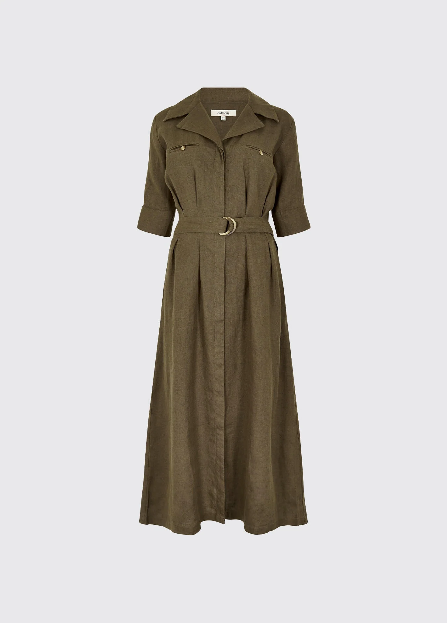 Gaynor Women’s linen dress - Khaki
