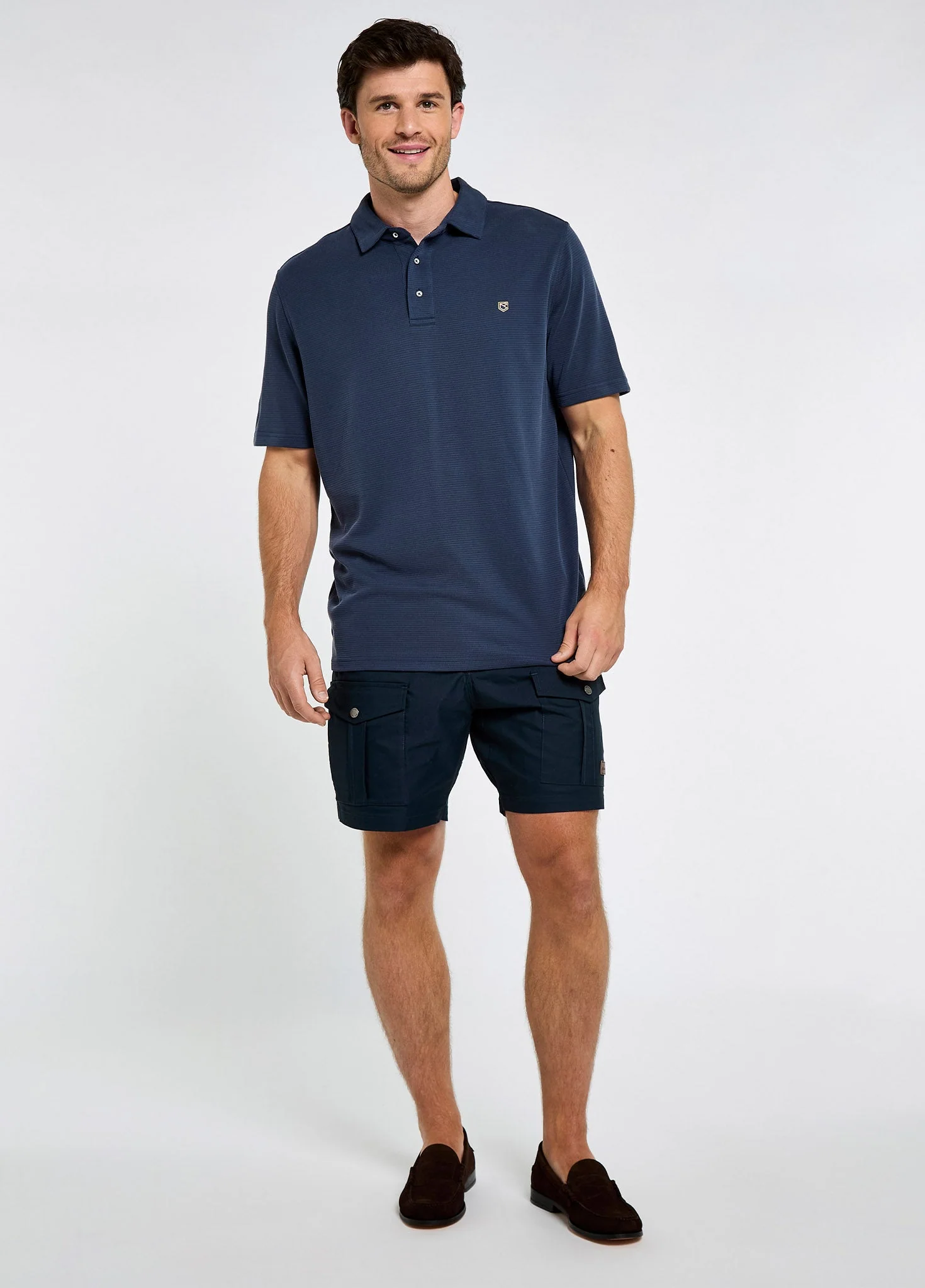 Gilligan Men’s Tencel™ Modal Polo - Navy - Image 2