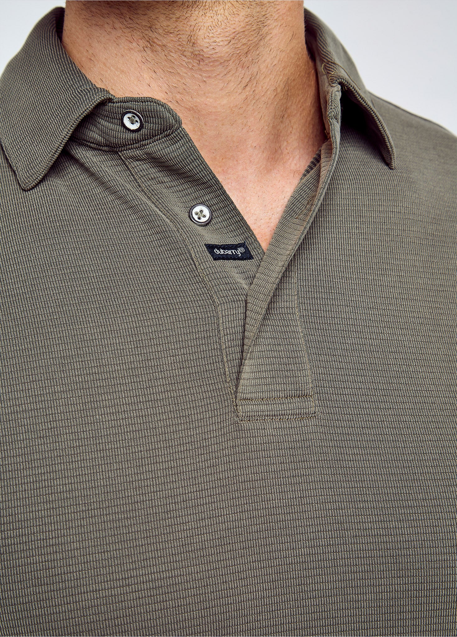 Gilligan Men’s Tencel™ Modal polo - Olive - Image 4