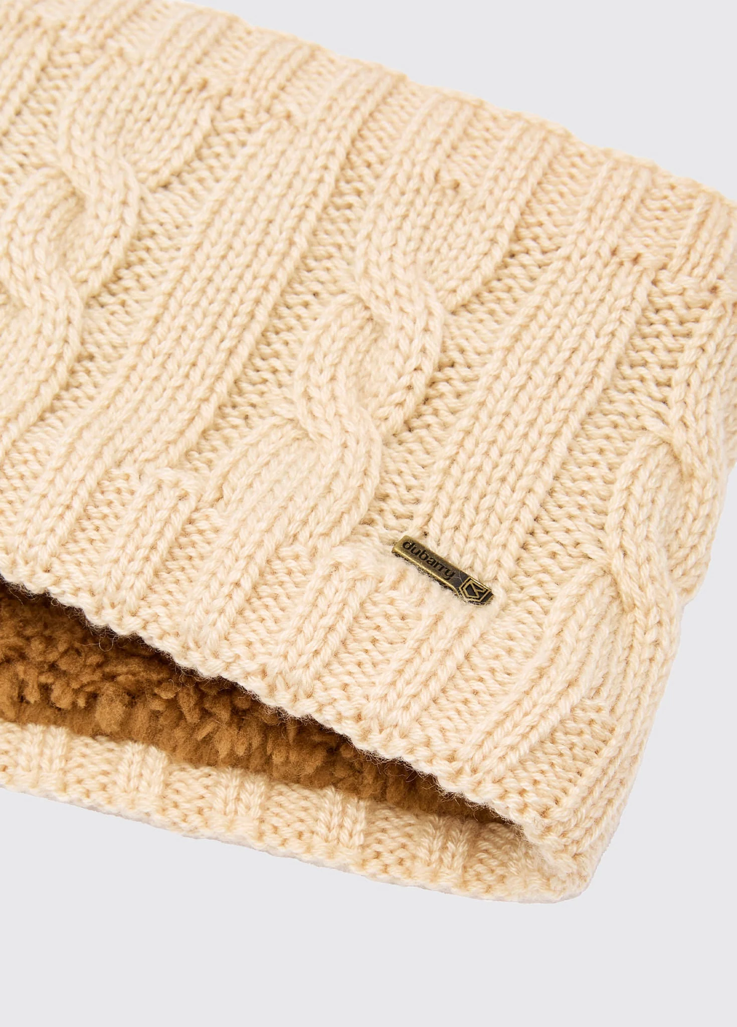 Gleeson Cable knit headband- Chalk - Image 3