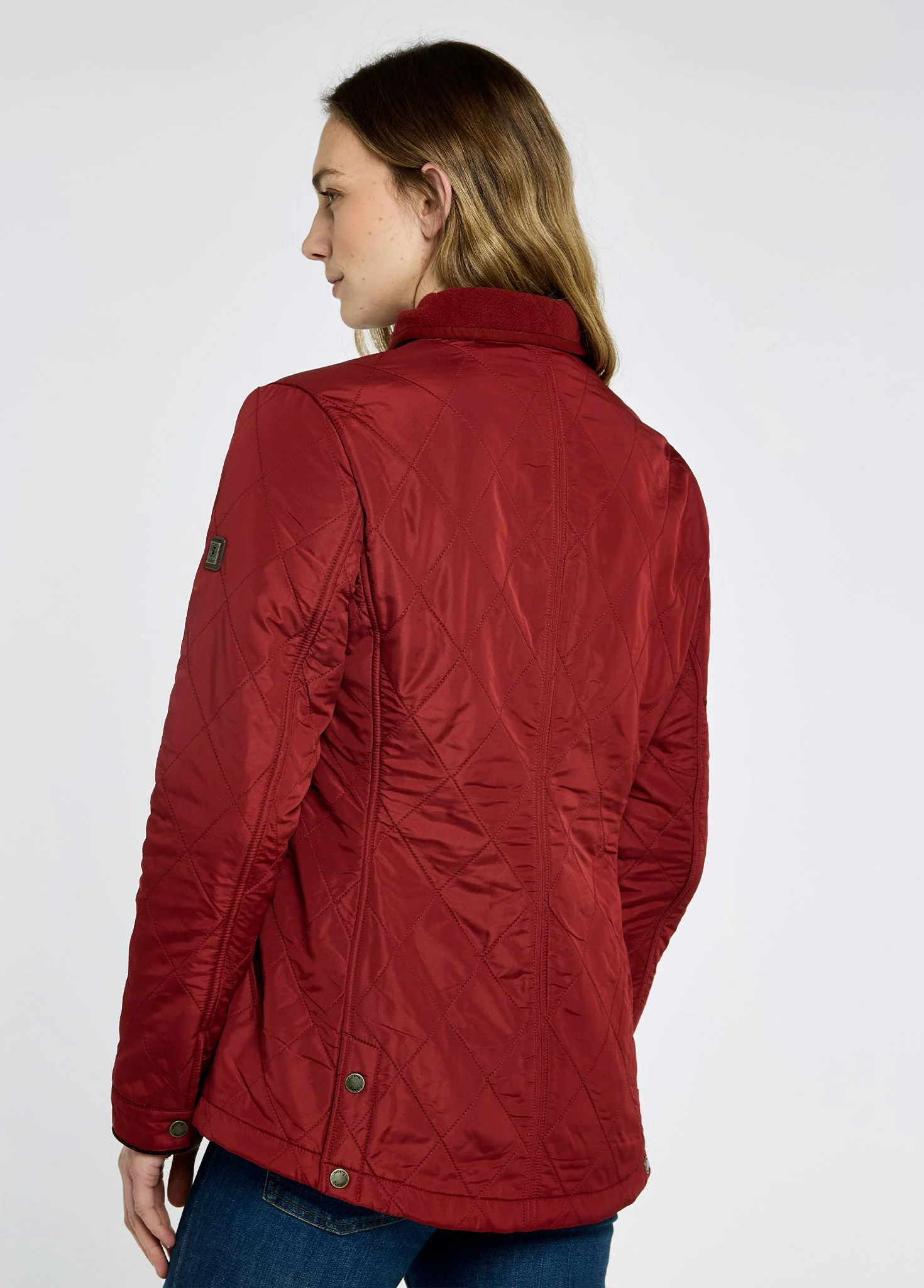 Glenfarne Quilted Jacket - Red Pepper - Image 4