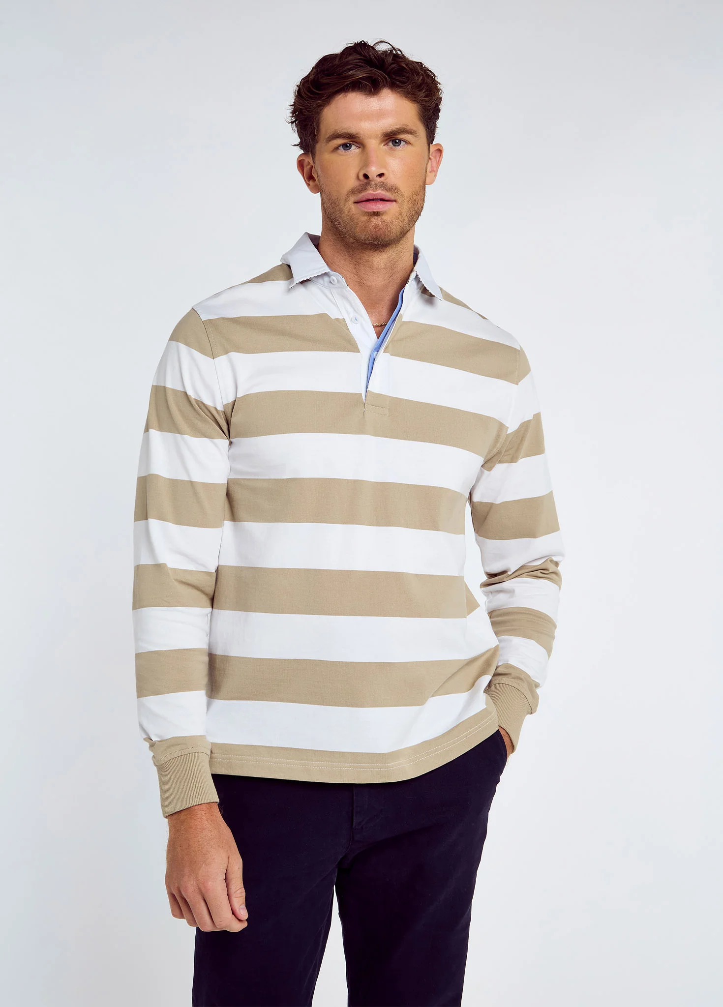 Goresbridge Rugby Top - Sand Multi - Image 3