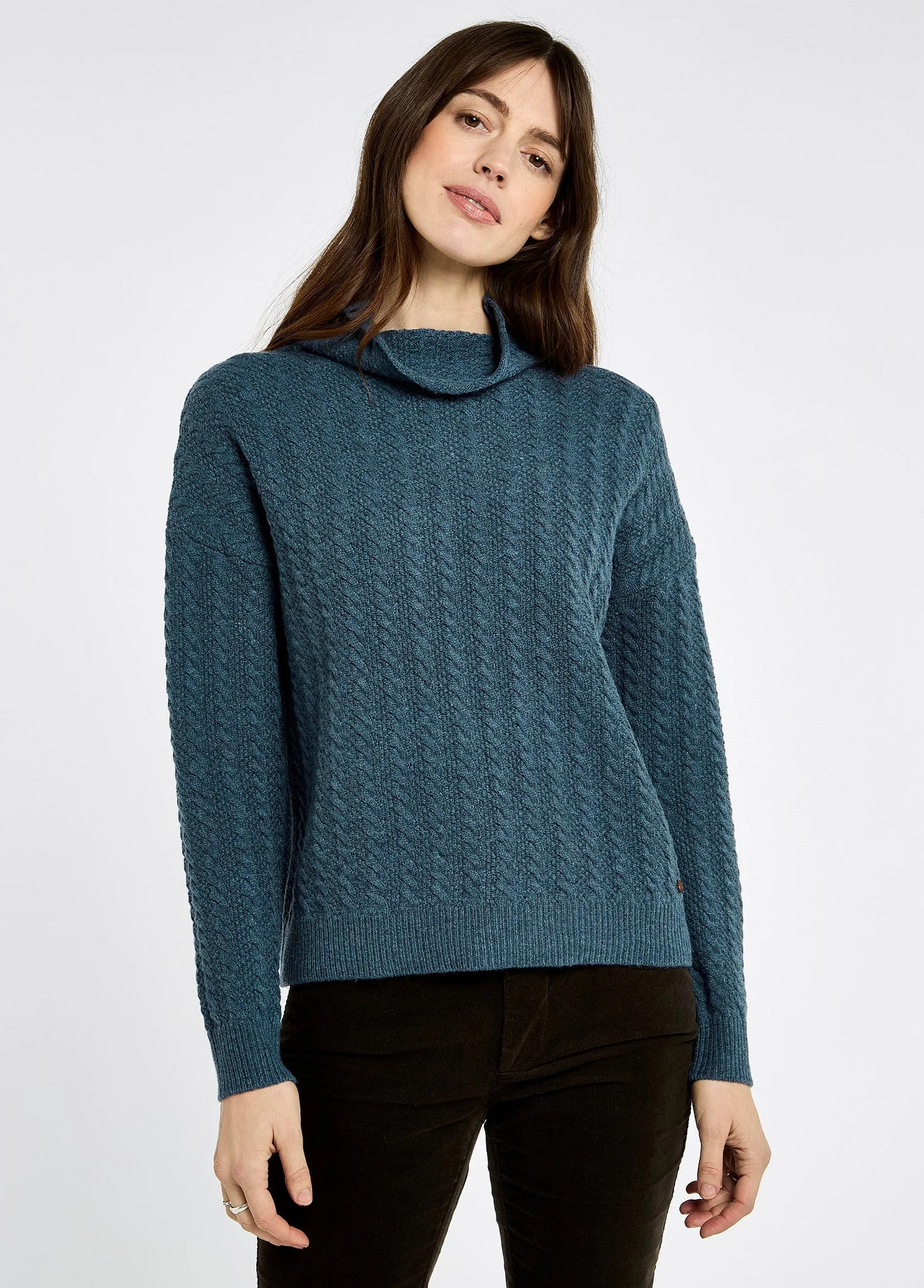 Hopkins Women's relaxed fit sweater - Indigo - Image 3