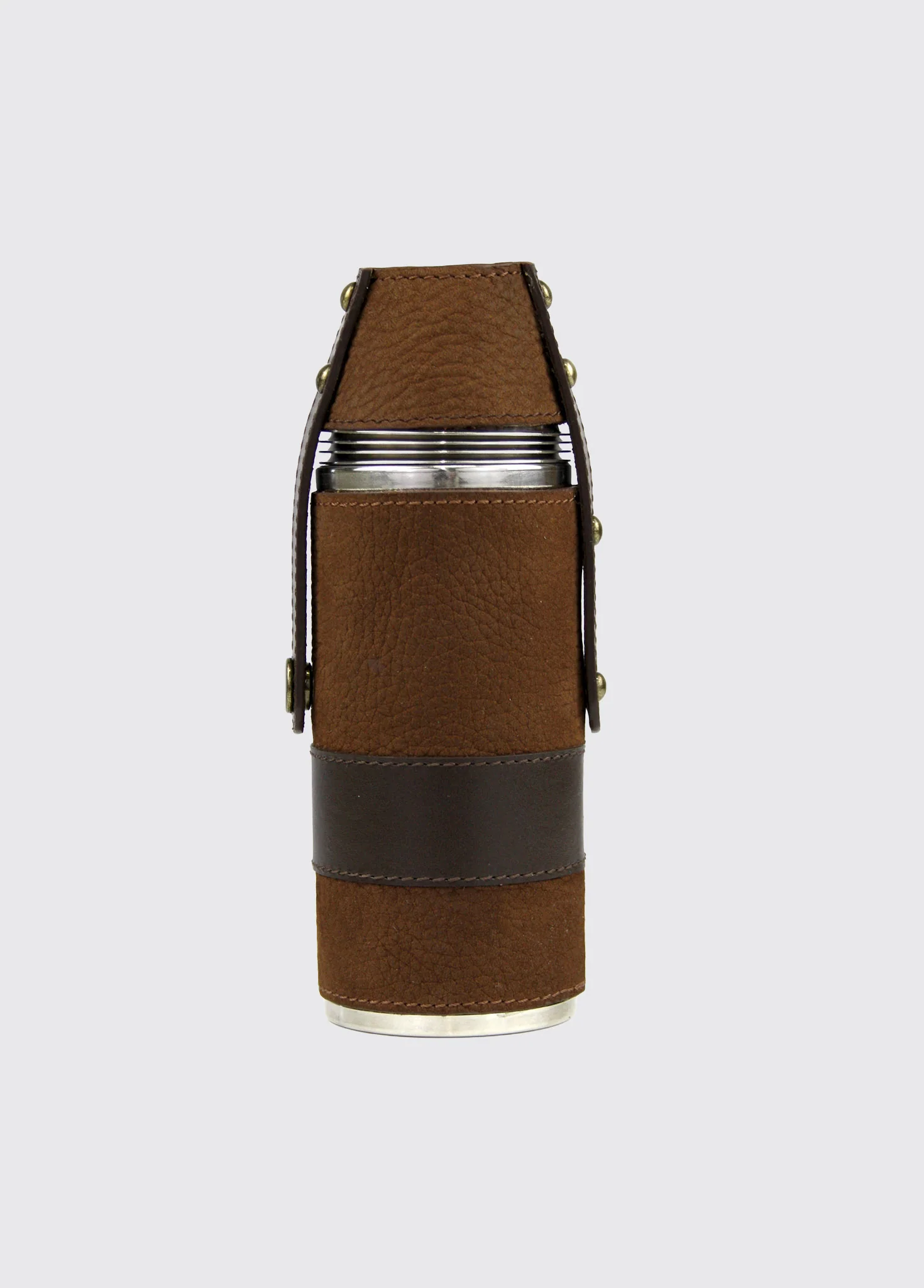 Jersey Hunter Flask in Dubarry Leather - Walnut - Image 4