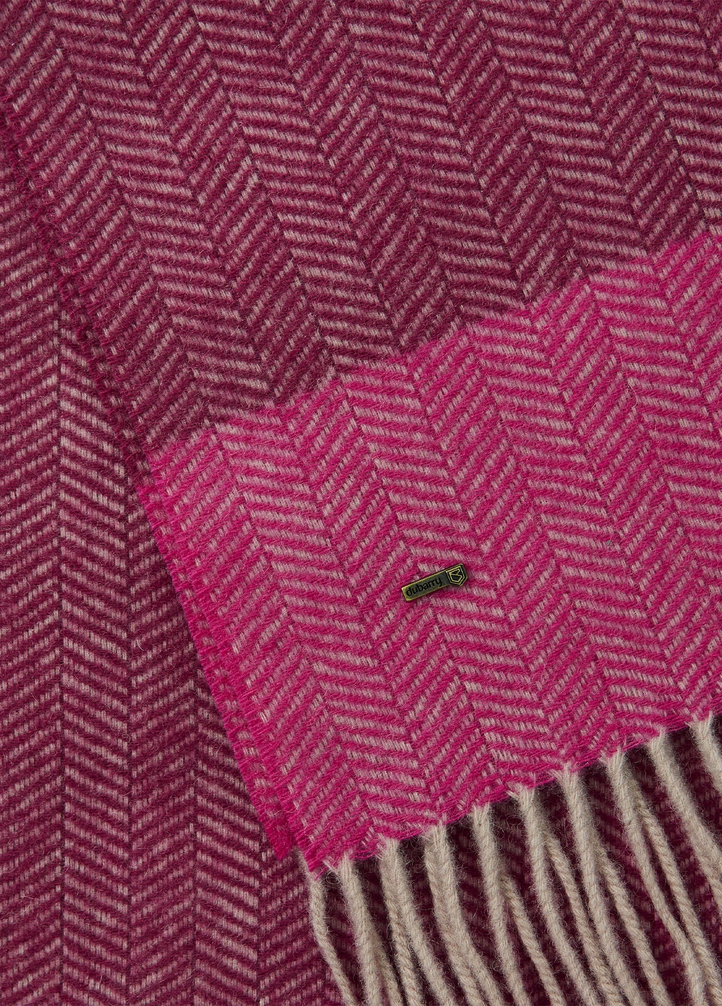 Keena Wool Scarf - Ox Blood - Image 2