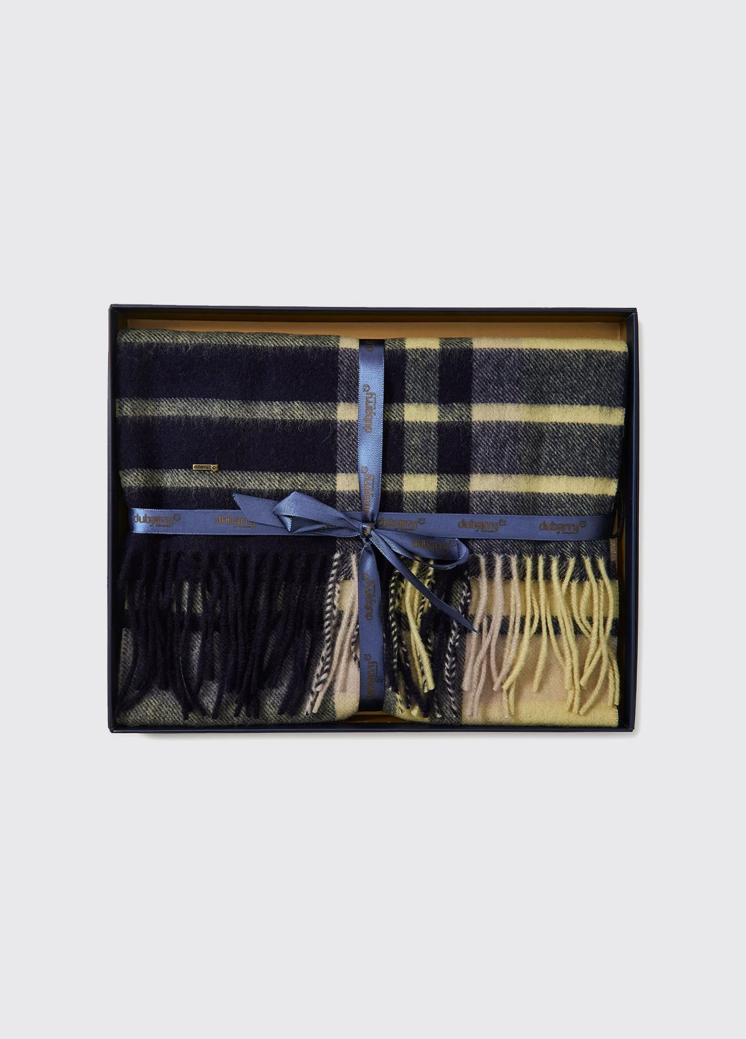 Kildavin Wool Scarf - Navy - Image 4