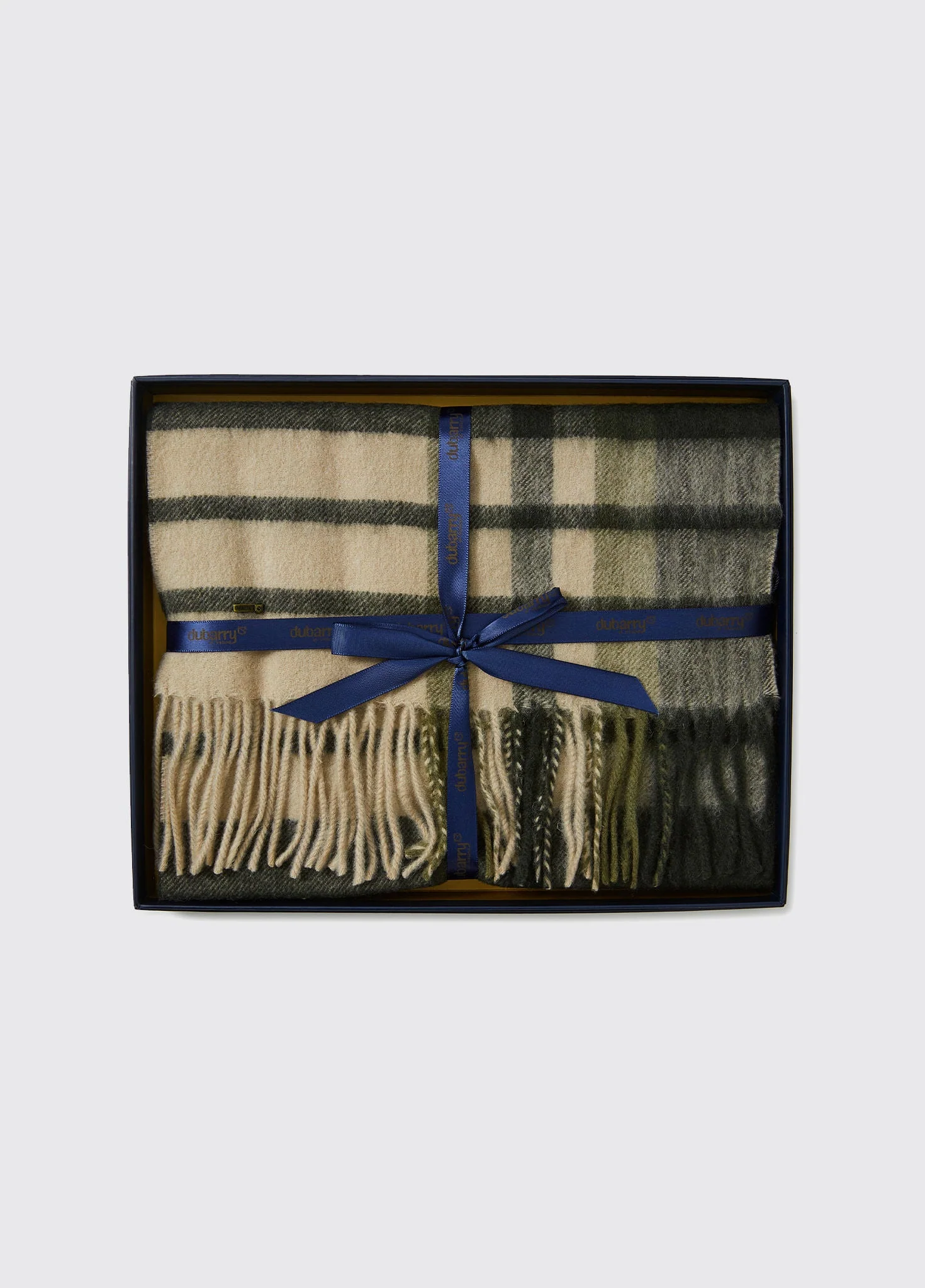 Kildavin Wool Scarf - Olive - Image 3