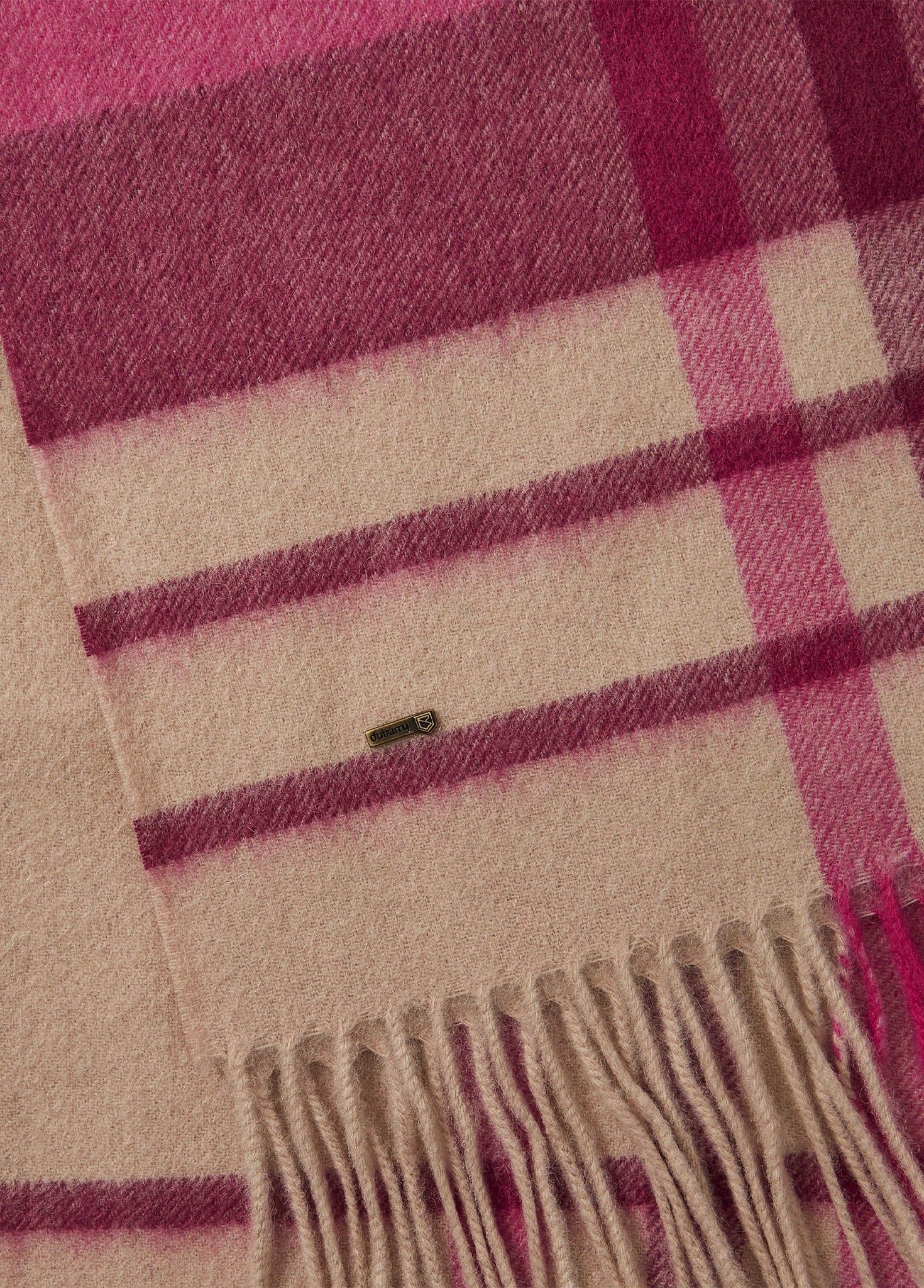 Kildavin Wool Scarf - Ox Blood - Image 2