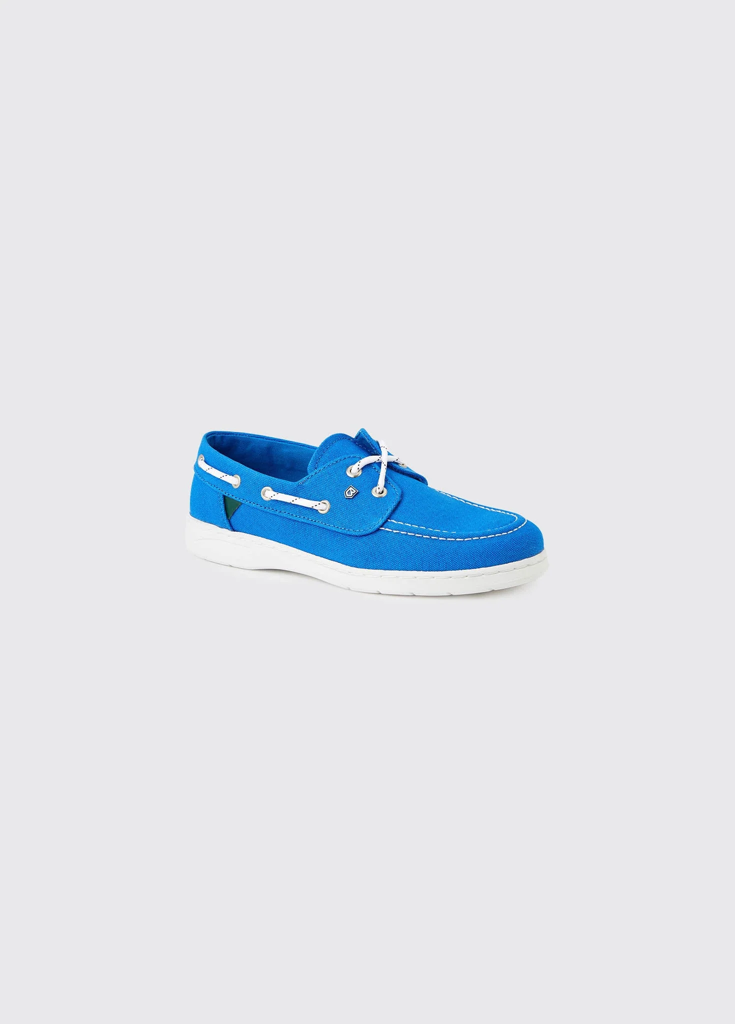 Biarritz Canvas Deck Shoe - Blue Mist - Image 6