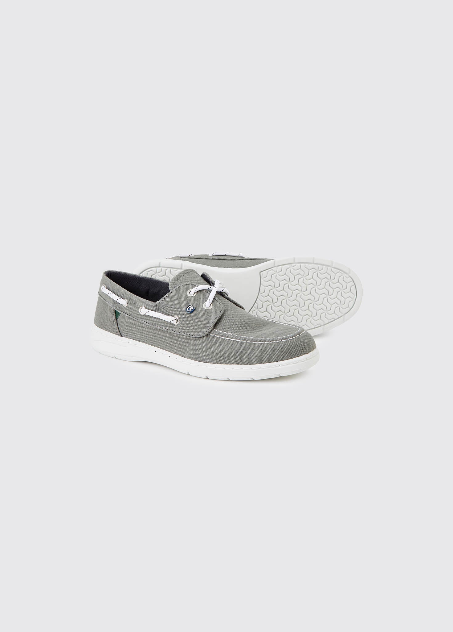 Biarritz Canvas Deck Shoe - Khaki - Image 2