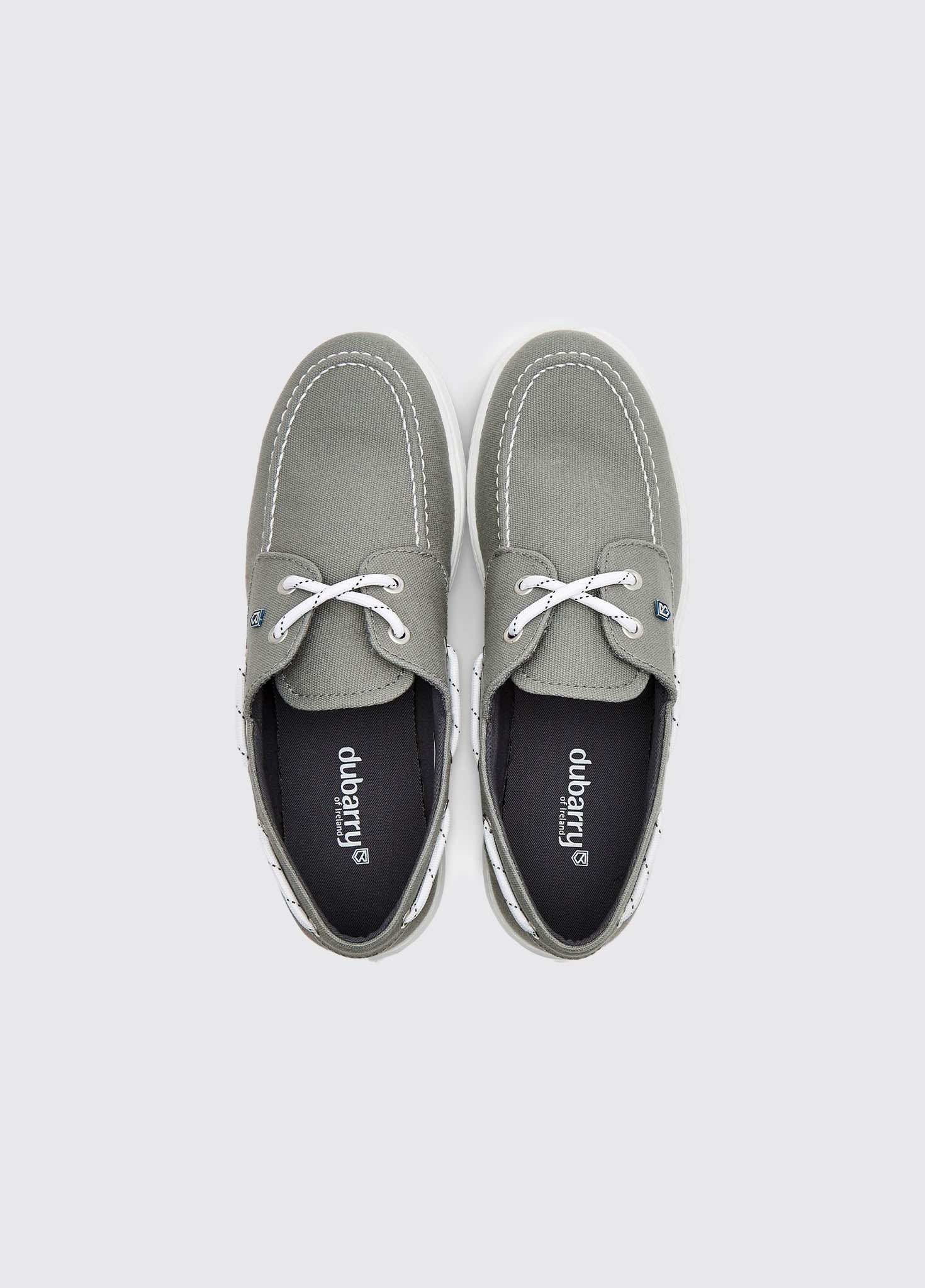 Biarritz Canvas Deck Shoe - Khaki - Image 5