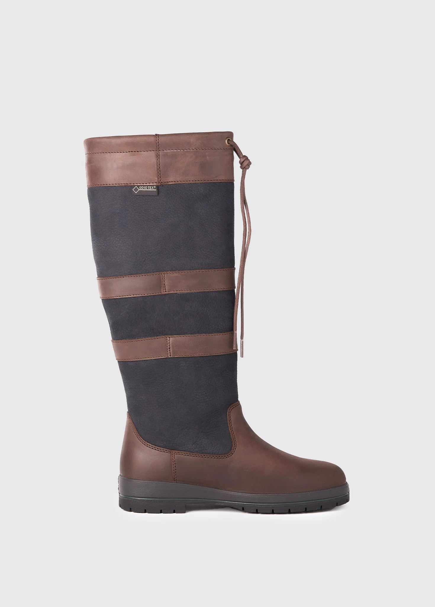 Galway Ladies Country Boot - Black/Brown - Image 4