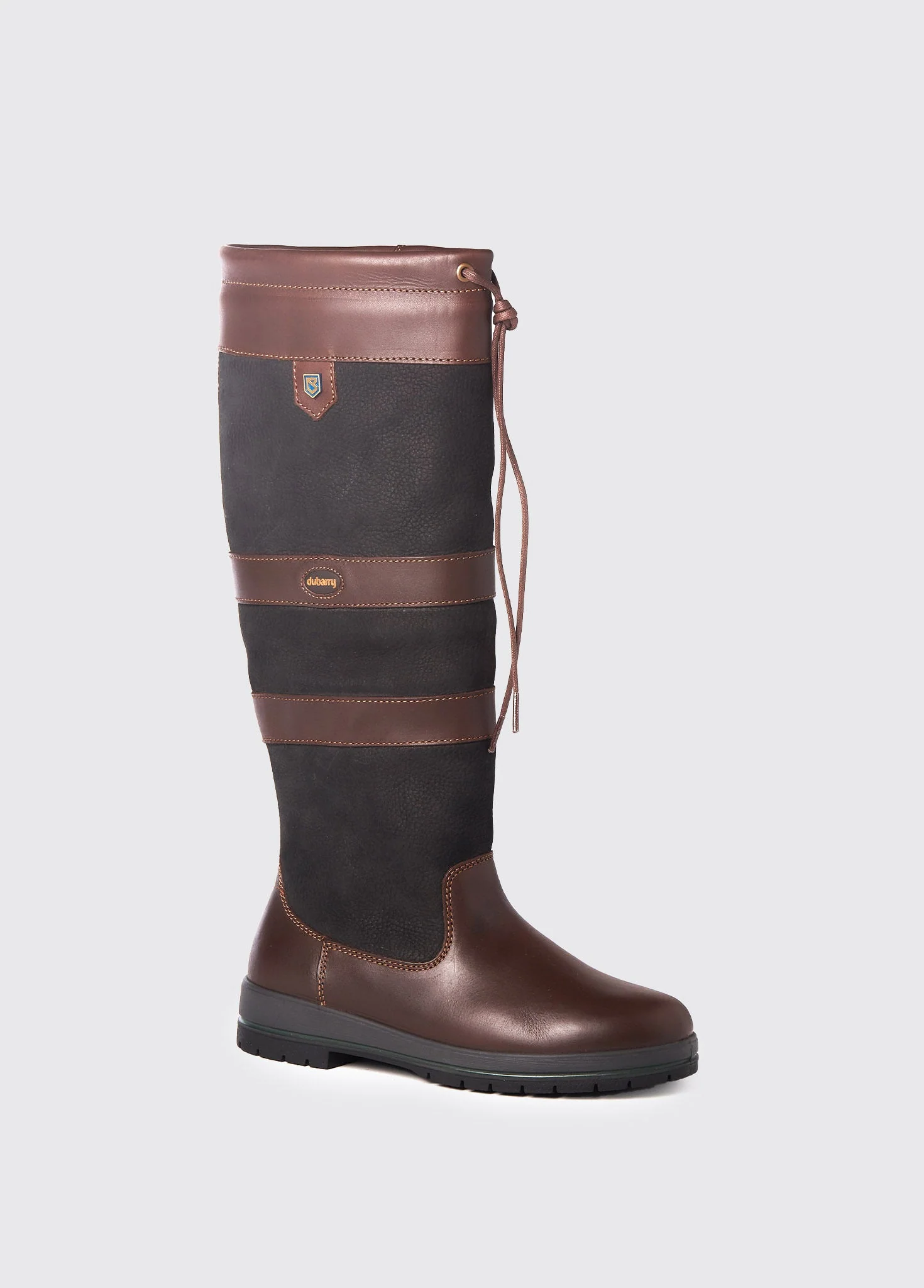 Galway Ladies Country Boot - Black/Brown - Image 5