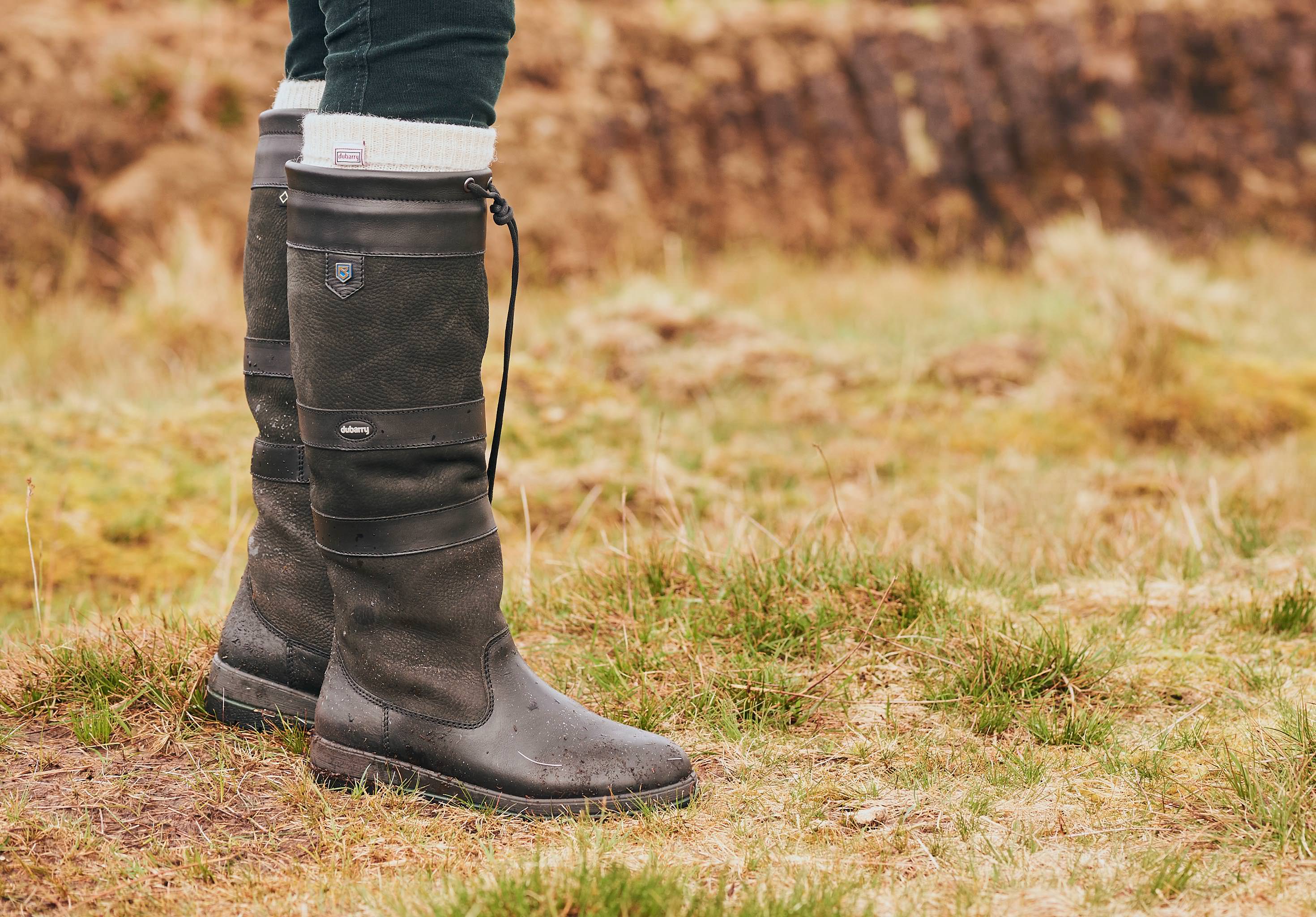 Galway Ladies Country Boot - Black - Image 3