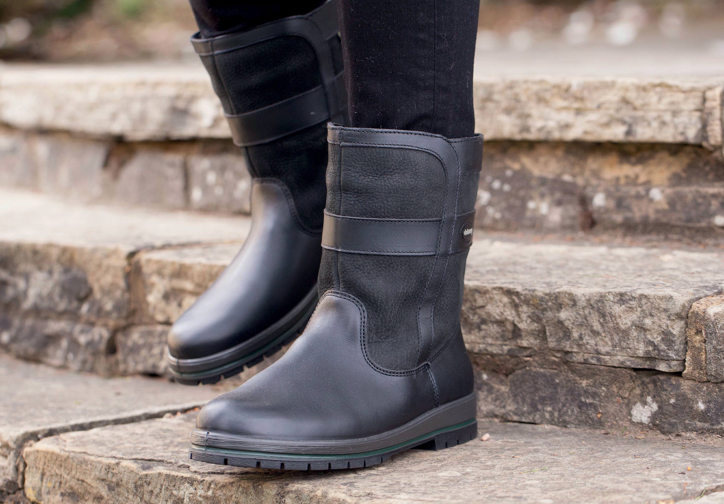 Roscommon Ladies Country Boot - Black - Image 3