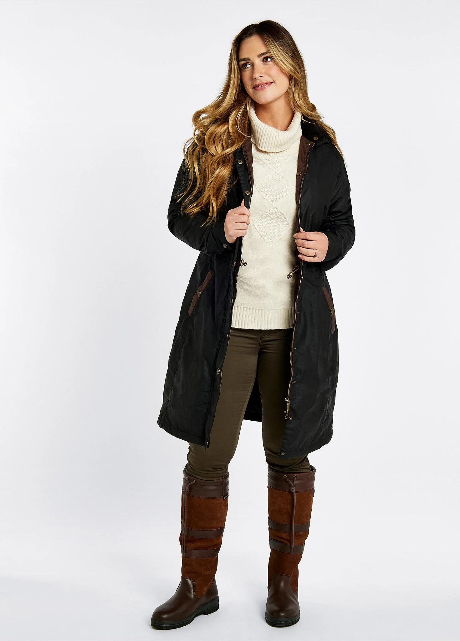 Galway Ladies Country Boot  - Walnut - Image 3