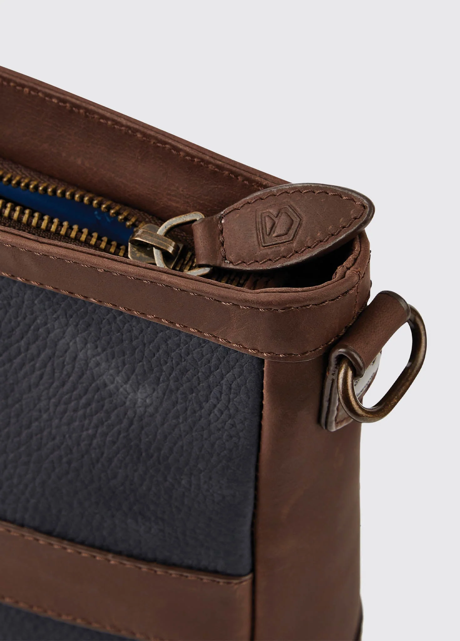 Ardmore Ladies Cross Body Bag - Navy/Brown - Image 5