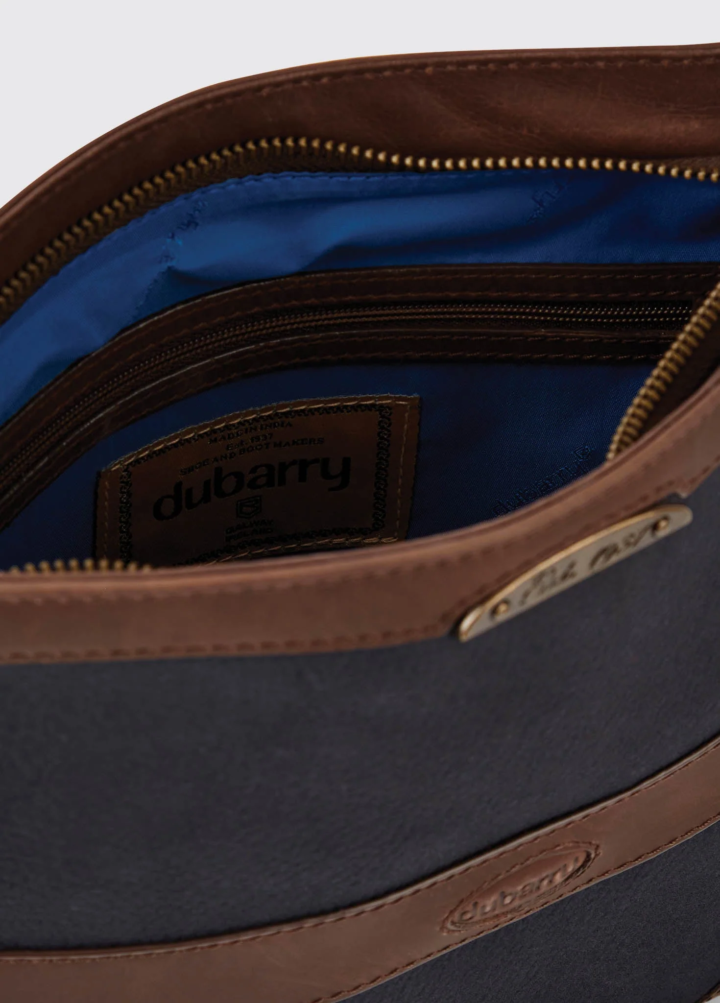 Ardmore Ladies Cross Body Bag - Navy/Brown - Image 6