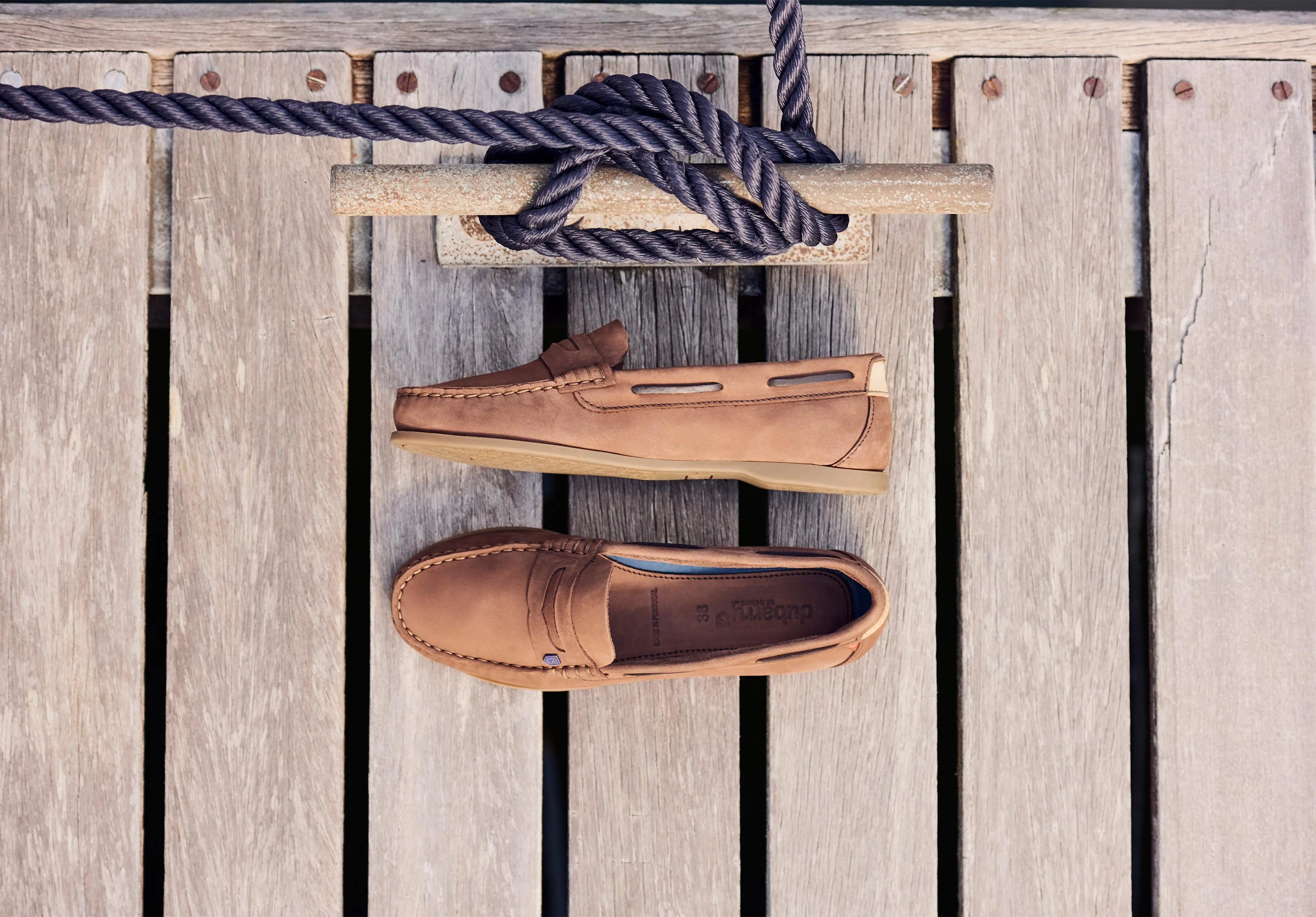 Belize Deck Shoe - Cafe - Image 2
